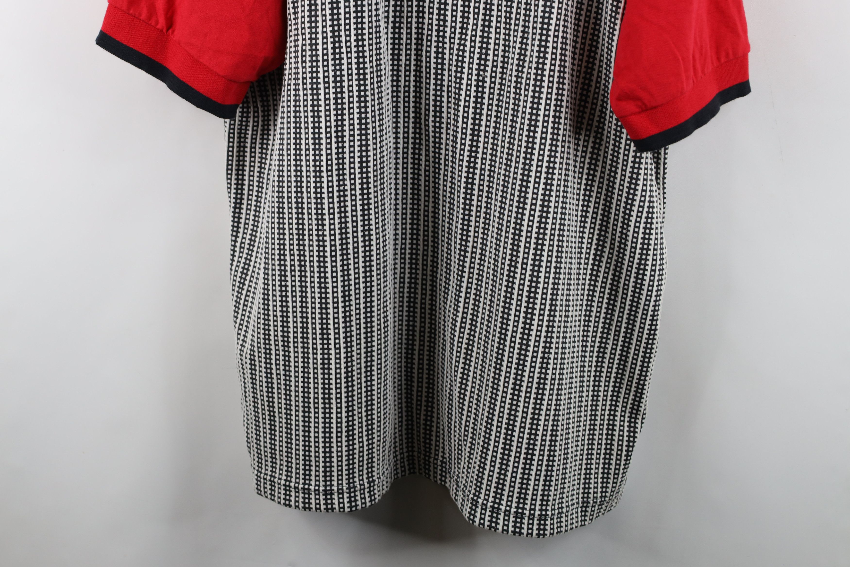 Vintage Deadstock Vintage 90s Streetwear Baggy Half Zip Knit Polo Size US L / EU 52-54 / 3 - 3 Thumbnail