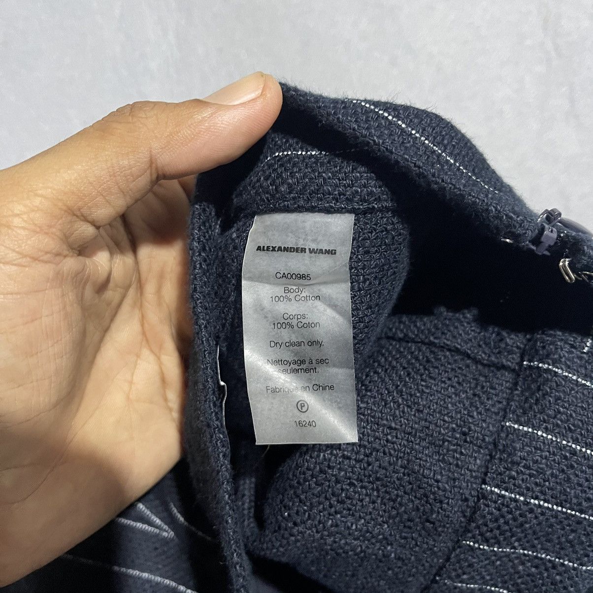 Alexander Wang Alexander Wang T Pinstripe Midi Skirt – Size 2 Size 26" / US 2 / IT 38 - 8 Thumbnail