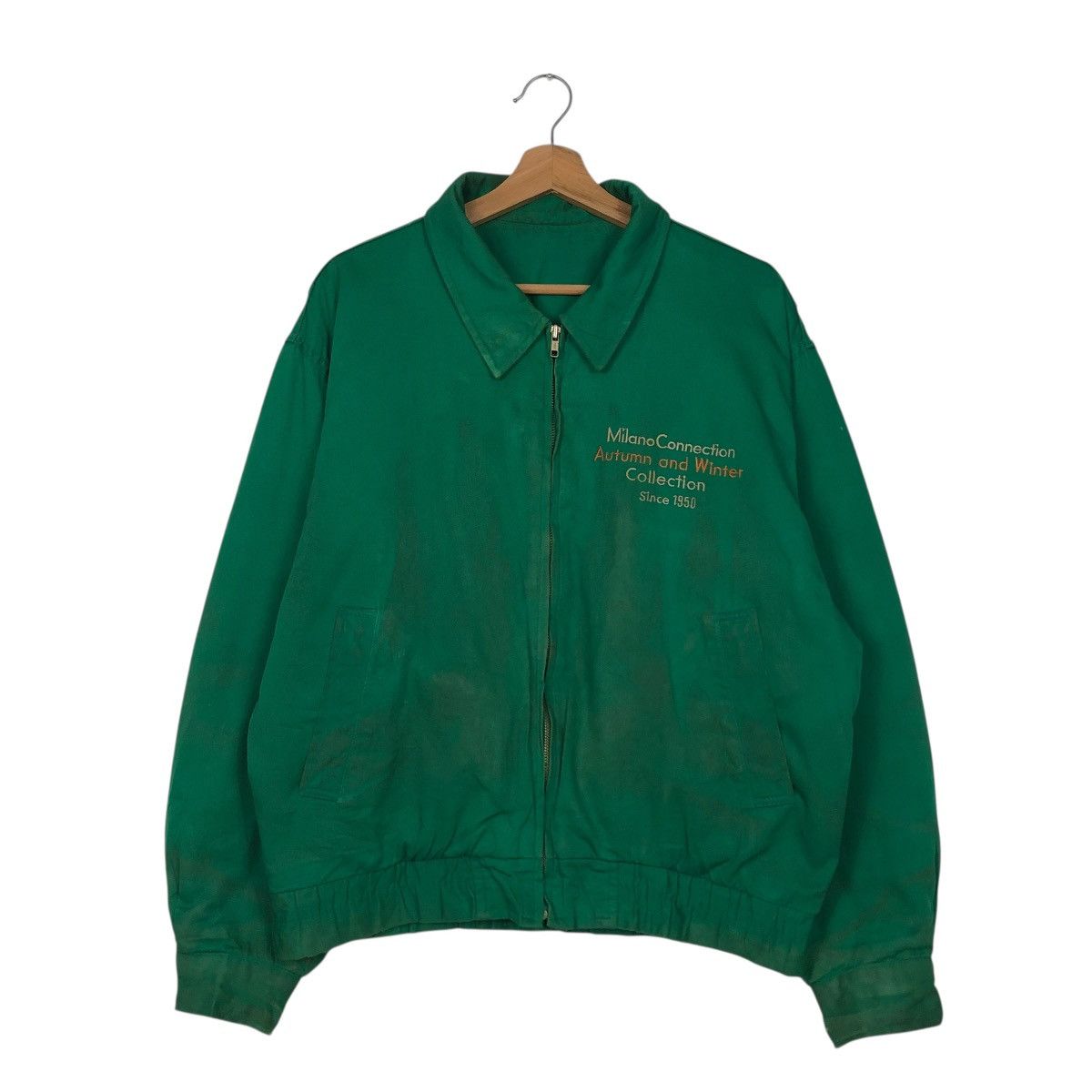 Japanese Brand 🔥VINTAGE BIKER BOMBER JACKET MILANO CONNECTION ISSEY MIYAKE Size US M / EU 48-50 / 2 - 3 Thumbnail