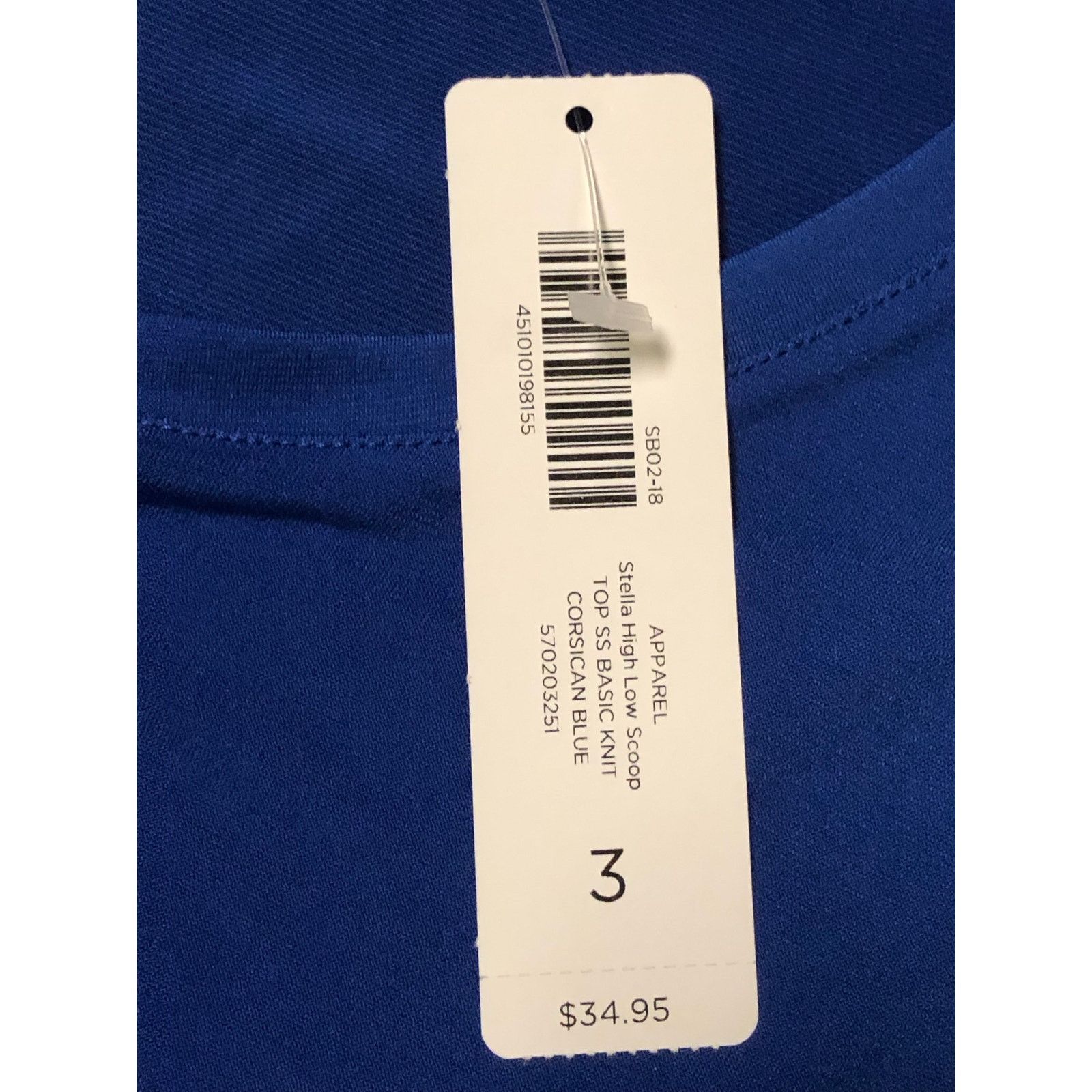 Chicos Women’s Chico’s Shortsleeved Blue Blouse Size S / US 4 / IT 40 - 9 Thumbnail