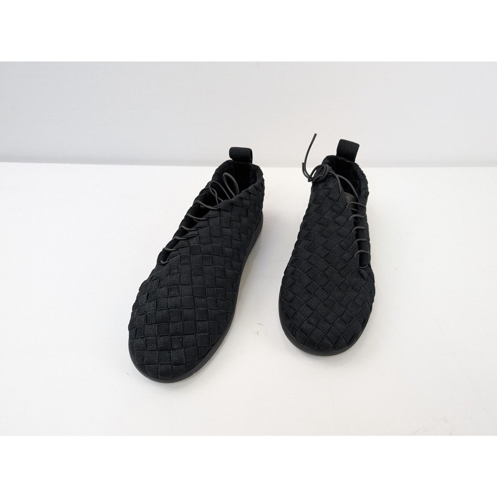 Bottega Veneta o1rshd1 Intrecciato Sneakers Shoe in Black Size US 12 / EU 45 - 9 Thumbnail