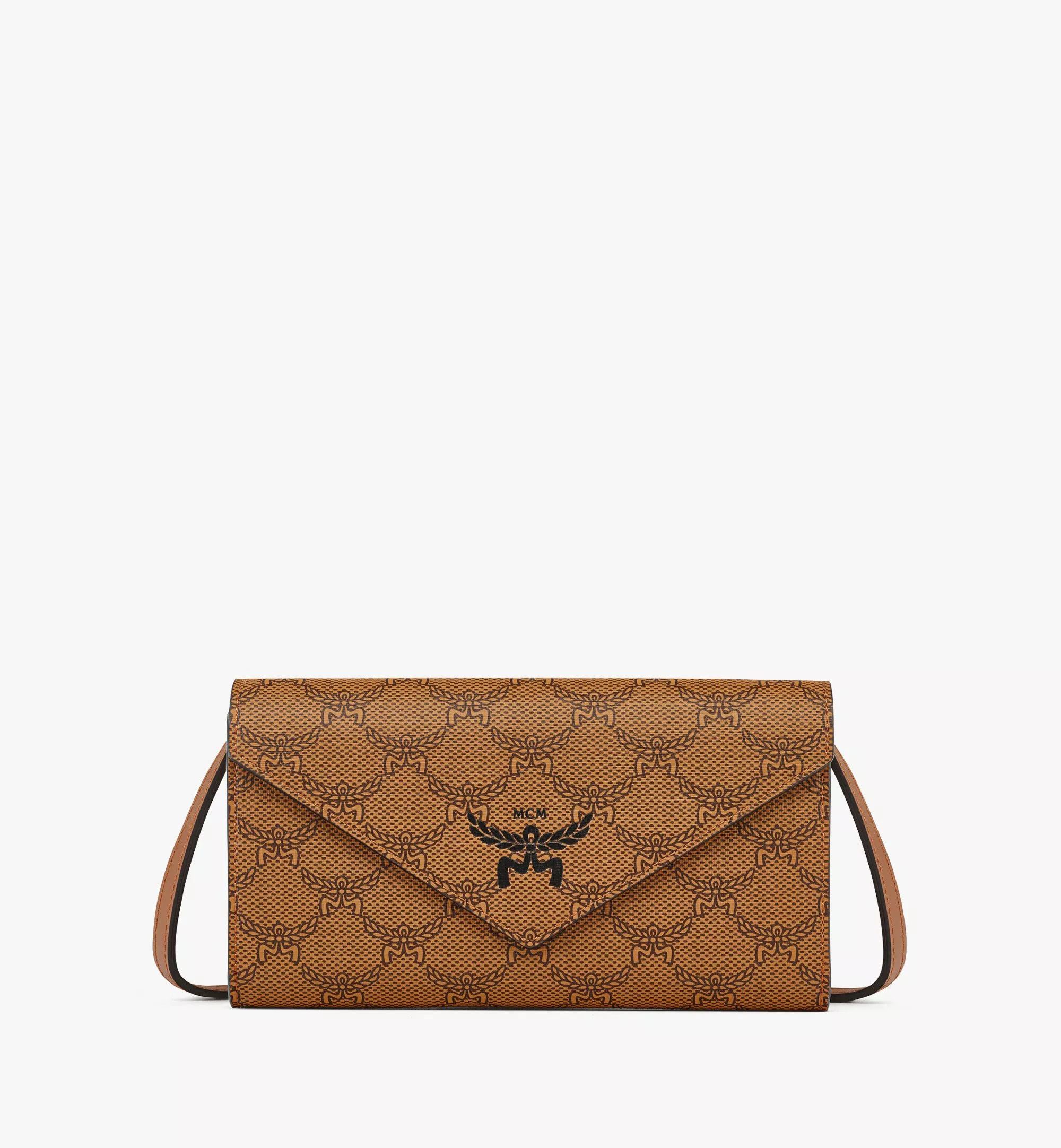 MCM o1mt1gz0725 Size: OS / Large Fold Wallet in Brown Size ONE SIZE - 1 Thumbnail