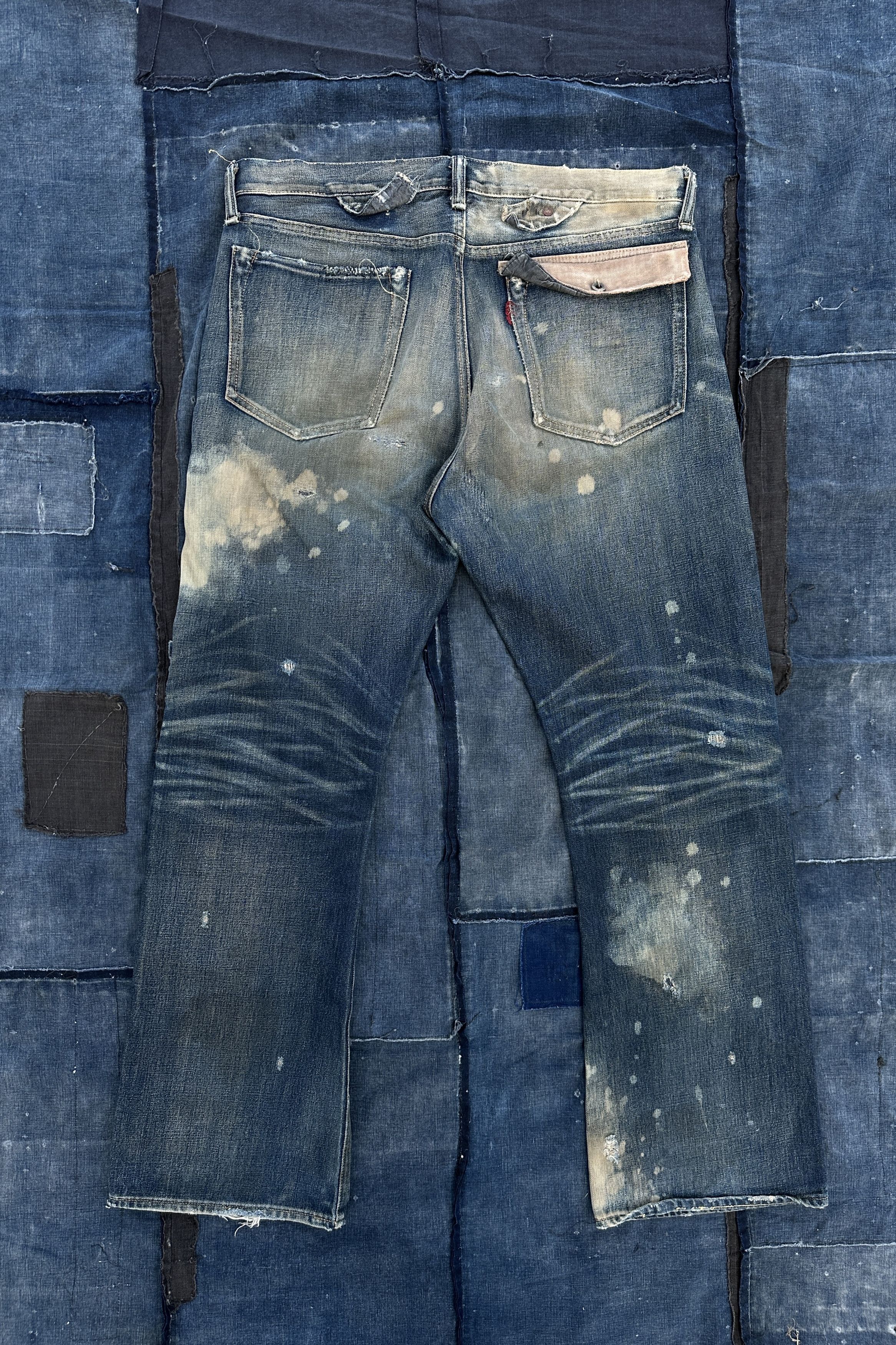 Kapital × Kapital Kountry Boro Redux buckle back selvedge denim boot flare cut Size US 38 / EU 54 - 3 Thumbnail