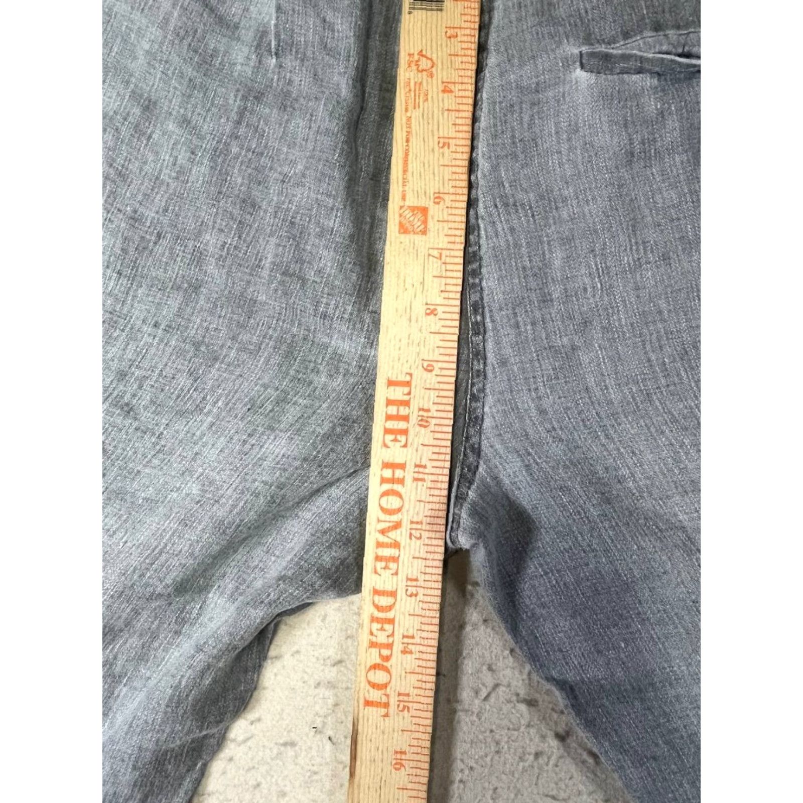 Eileen Fisher Eileen Fisher Womens Pants Capri Cargo Linen Bottoms Size 6 Gray See Pics Size 28" / US 6 / IT 42 - 3 Thumbnail