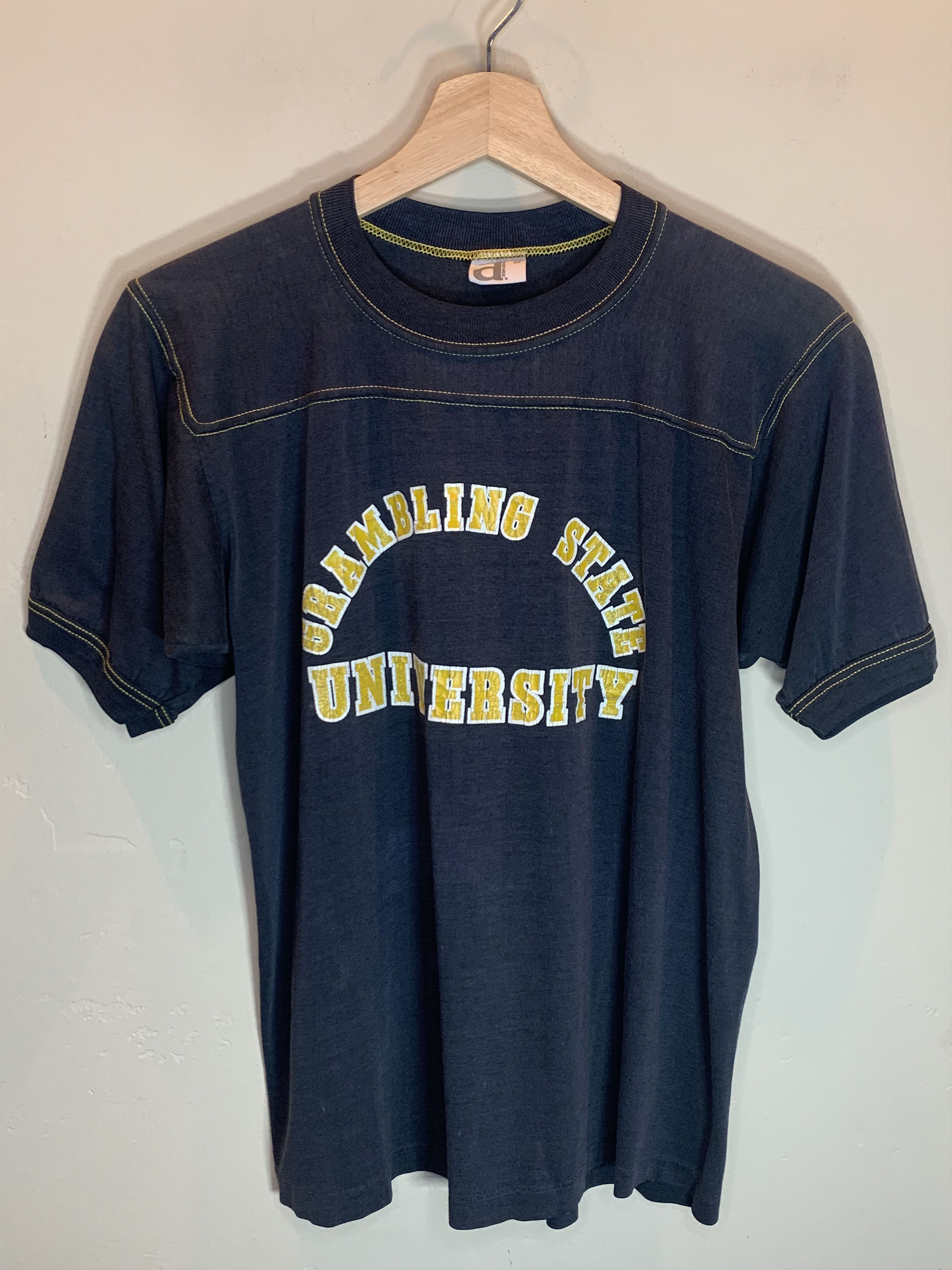 Vintage *RARE* Vintage 60’s Grambling State University USA T-Shirt Size US M / EU 48-50 / 2 - 1 Thumbnail