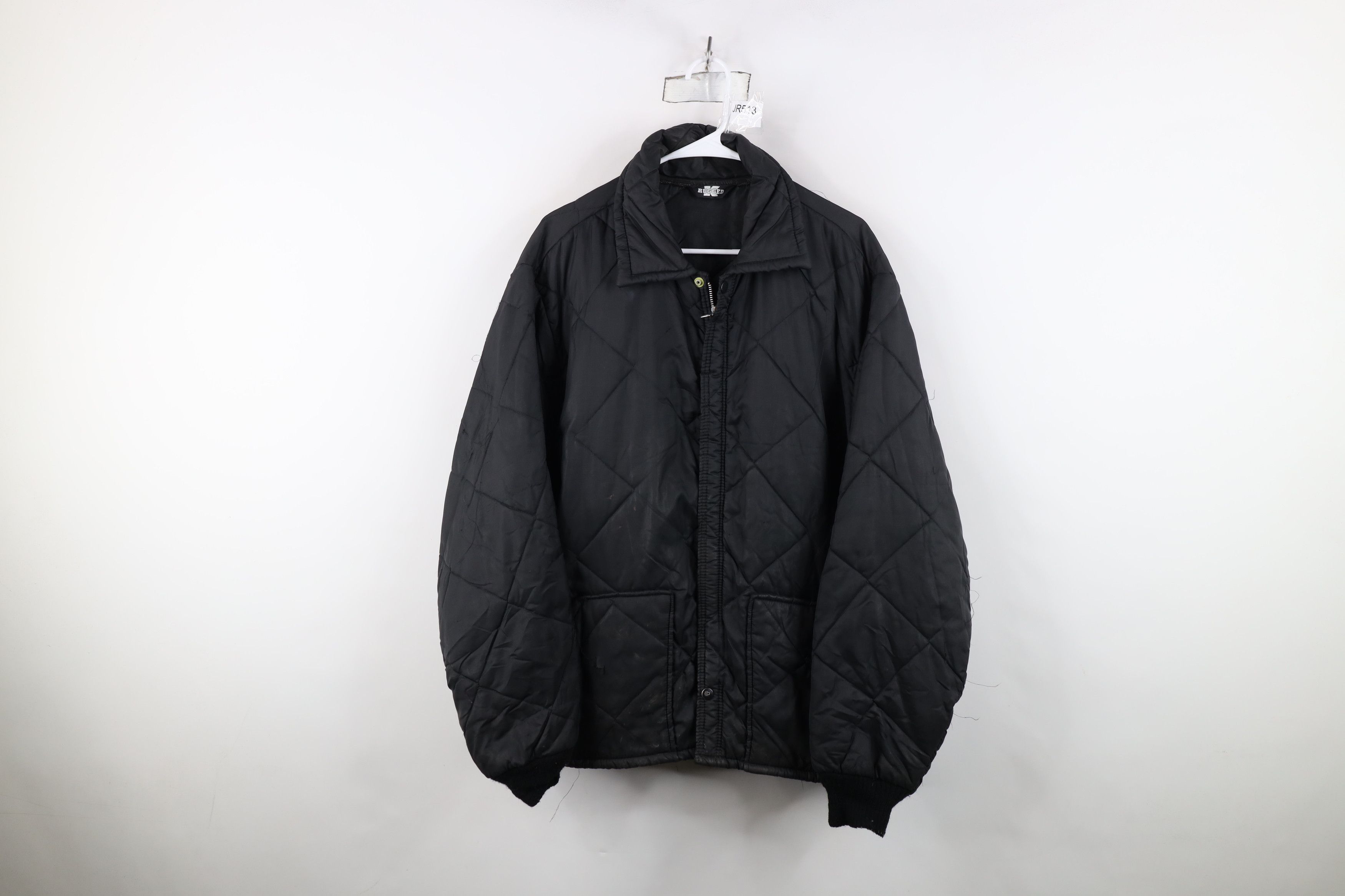 Vintage Vintage 70s Streetwear Mechanic Workwear Jacket Black Size US XXL / EU 58 / 5 - 1 Thumbnail