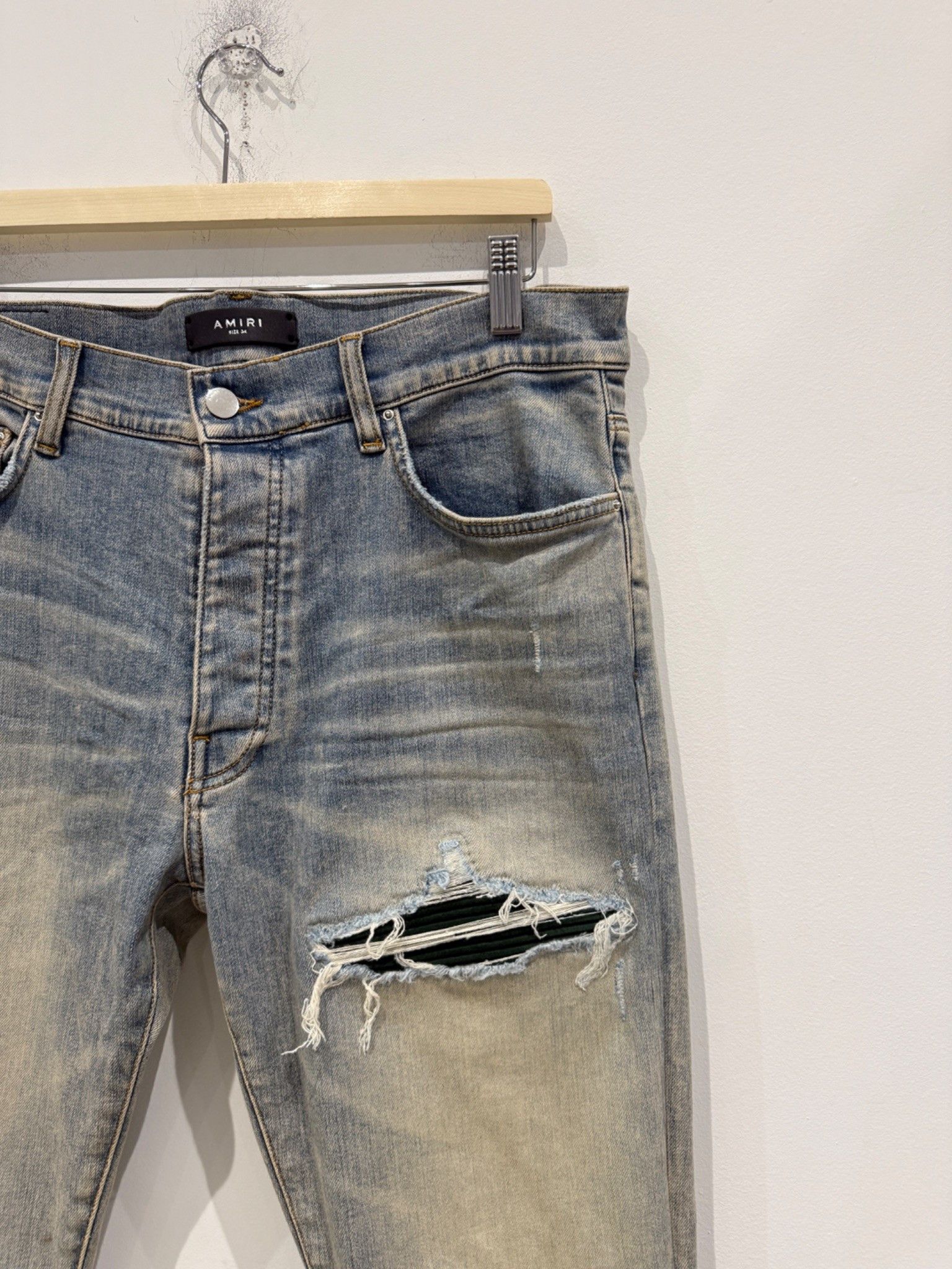 Amiri Amiri MX1 Clay Indigo Jeans Size US 34 / EU 50 - 2 Thumbnail