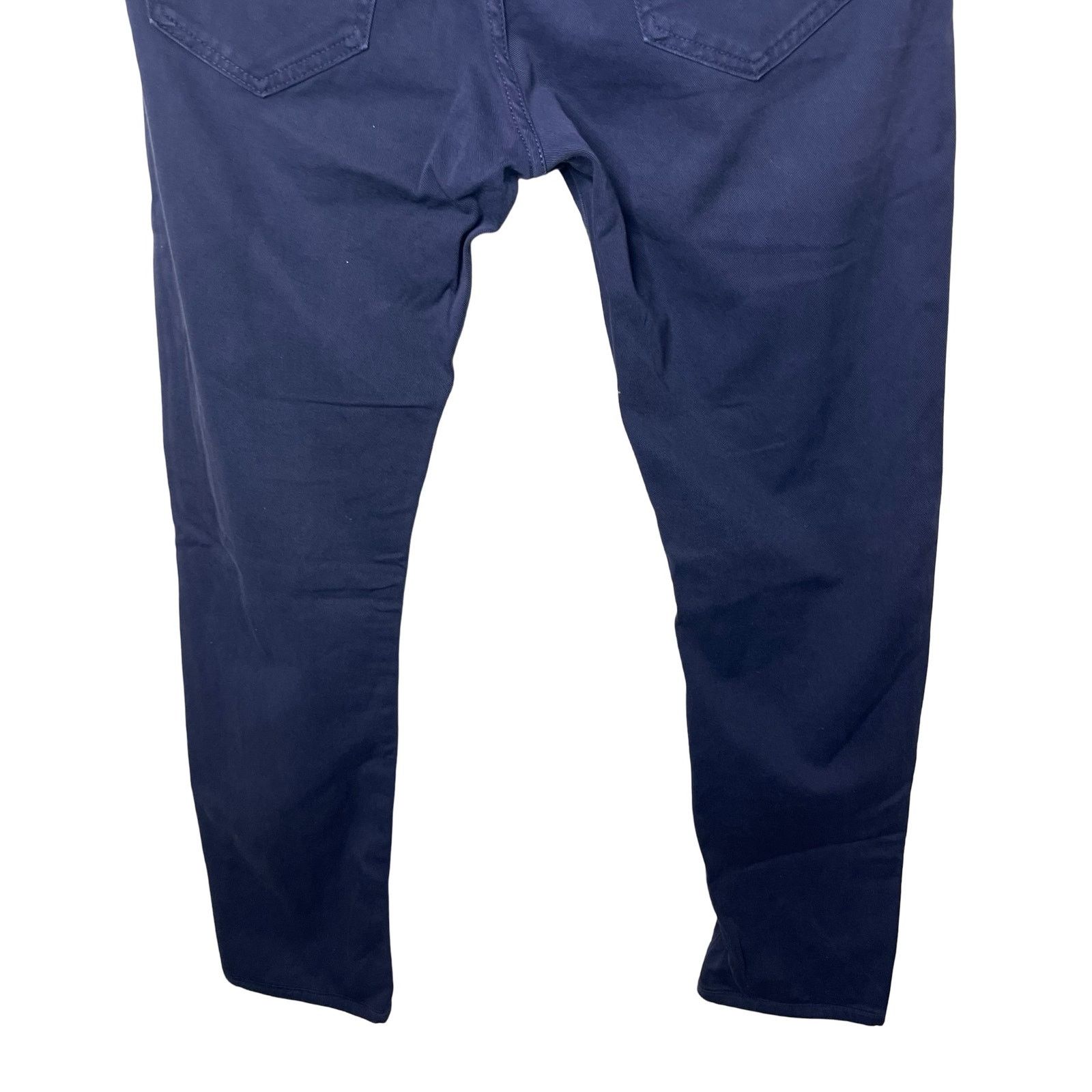 Boglioli Boglioli Men's Washed Blue Cotton 5-Pocket Pants 34x30 $460 Size US 34 / EU 50 - 4 Thumbnail