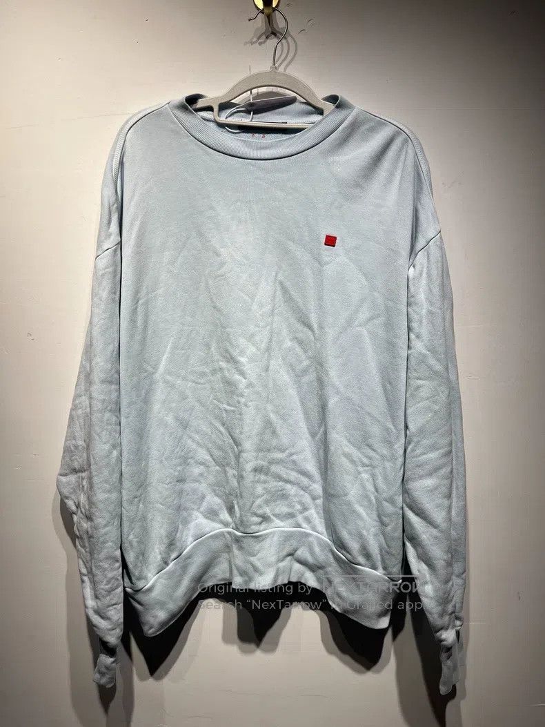 Acne Studios Acne Studios SS22 Solid Color Patched Hooded Pullover - Bl Size US S / EU 44-46 / 1 - 1 Thumbnail