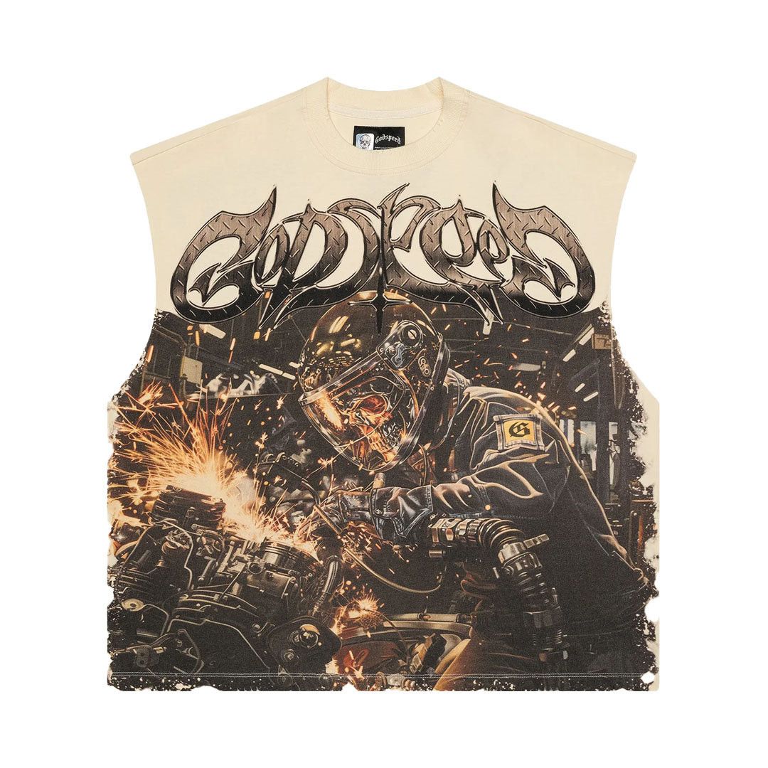 Godspeed Steel Sharpens Steel Bone Long Sleeve Tee Size US XXL / EU 58 / 5 - 1 Thumbnail