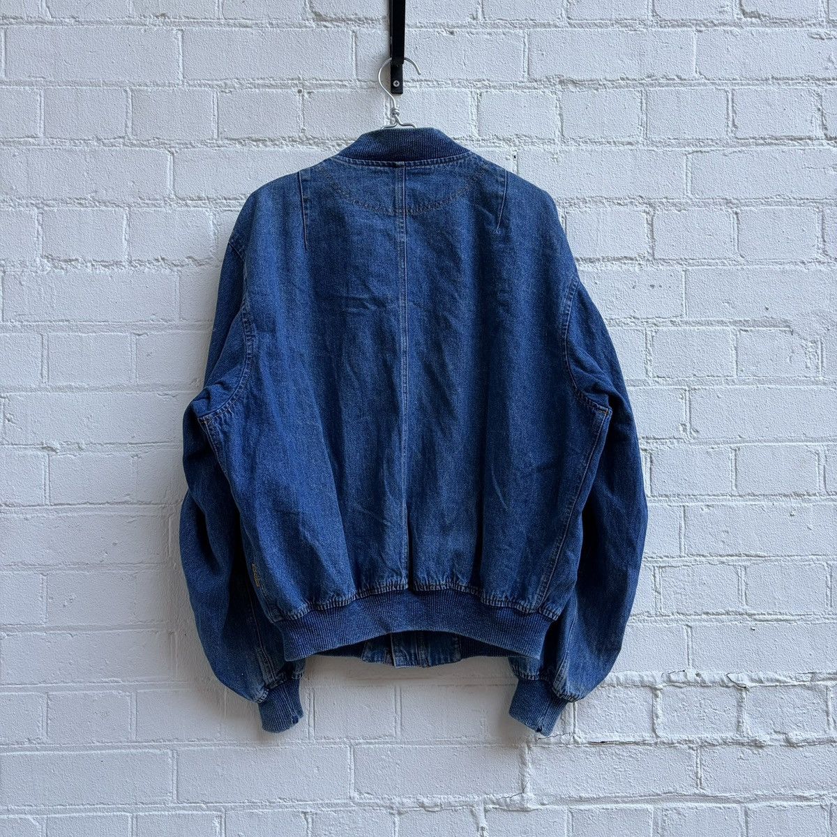 Emporio Armani Emporio Armani 1980s Denim Bomber Blouson Jacket Size US L / EU 52-54 / 3 - 4 Thumbnail