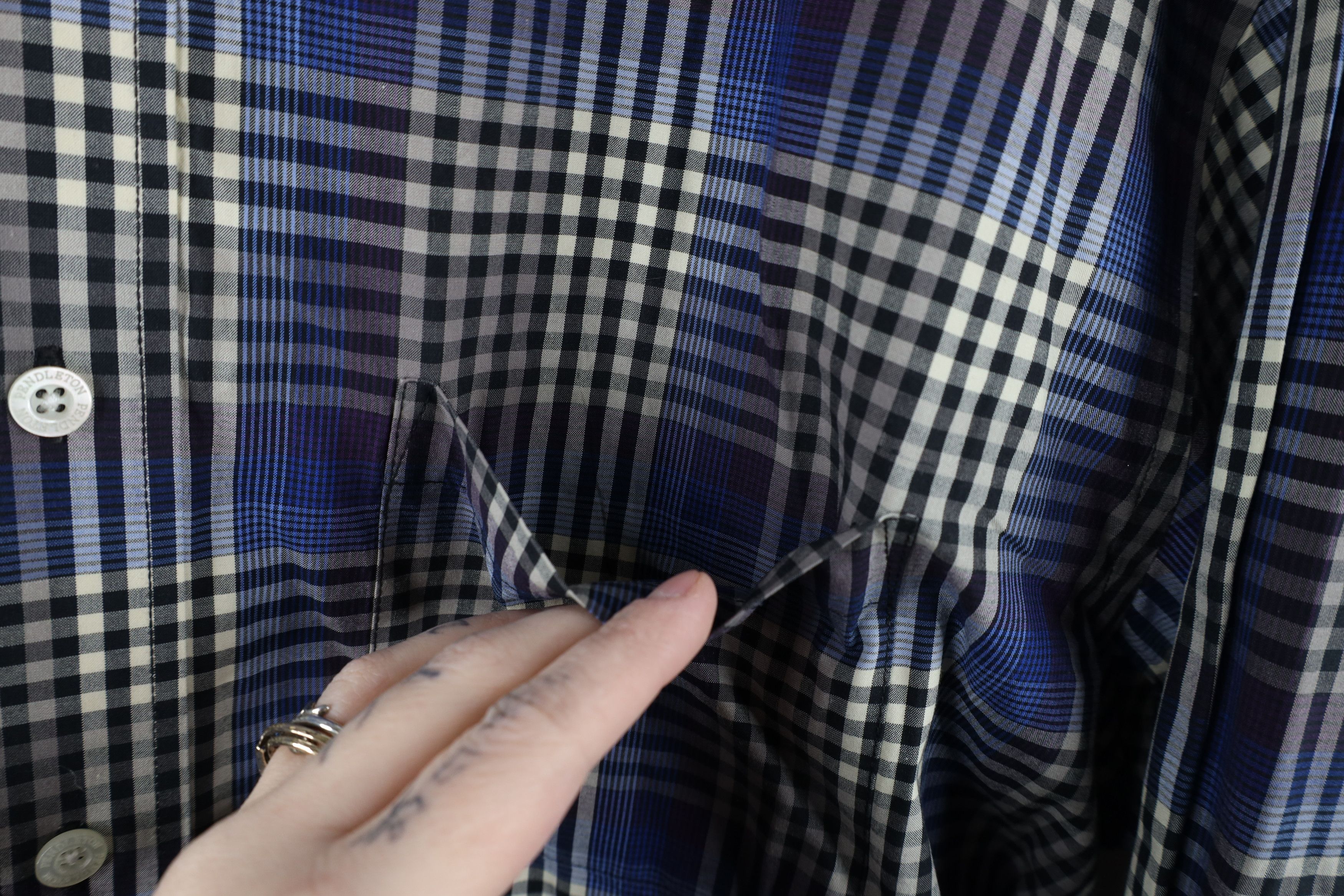 Pendleton × Vintage Vintage Pendleton Long Sleeve Button Down Shirt Plaid Size US L / EU 52-54 / 3 - 7 Thumbnail