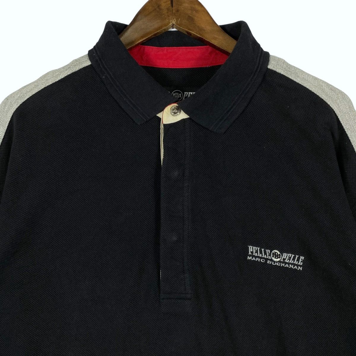 Marc Buchanan × Pelle Pelle × Vintage Vintage Pelle Pelle Marc Buchanan Rugby Polo Shirt Size US L / EU 52-54 / 3 - 9 Thumbnail