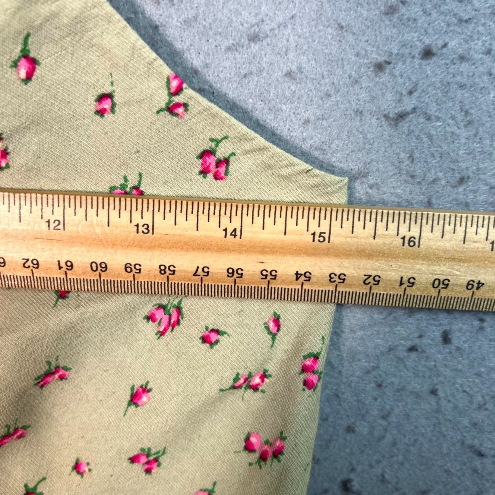 & Other Stories & Other Stories Floral Tank Womens 10 Beige Spaghetti Strap Casual Summer 10 Womens Size L / US 10 / IT 46 - 6 Thumbnail