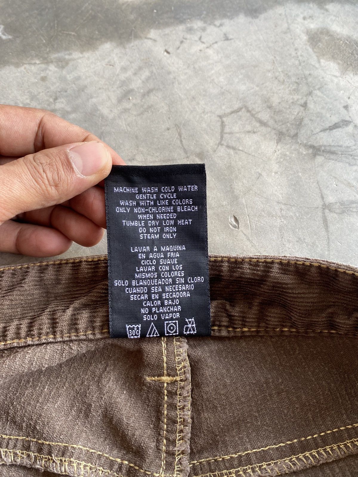 If Six Was Nine Flare Jeans Polo Ralph Lauren Velvet Corduroy 231 Size 30" / US 8 / IT 44 - 10 Thumbnail