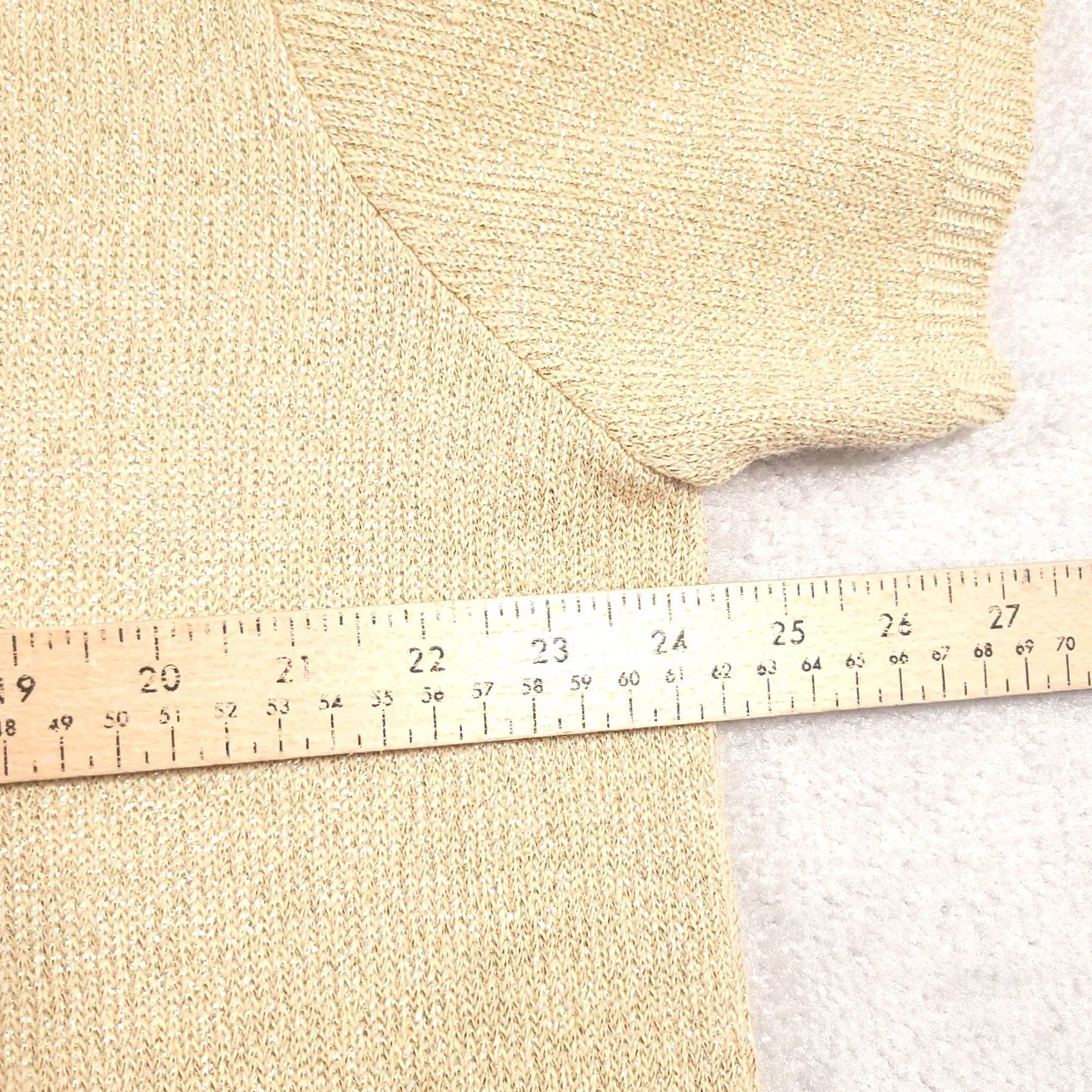 Vintage VINTAGE Nutcracker Sweater Women 1X Plus Size Short Sleeve Knit Gold Shimmer USA Vest 90s Christmas Womens Size XL / US 12-14 / IT 48-50 - 7 Thumbnail
