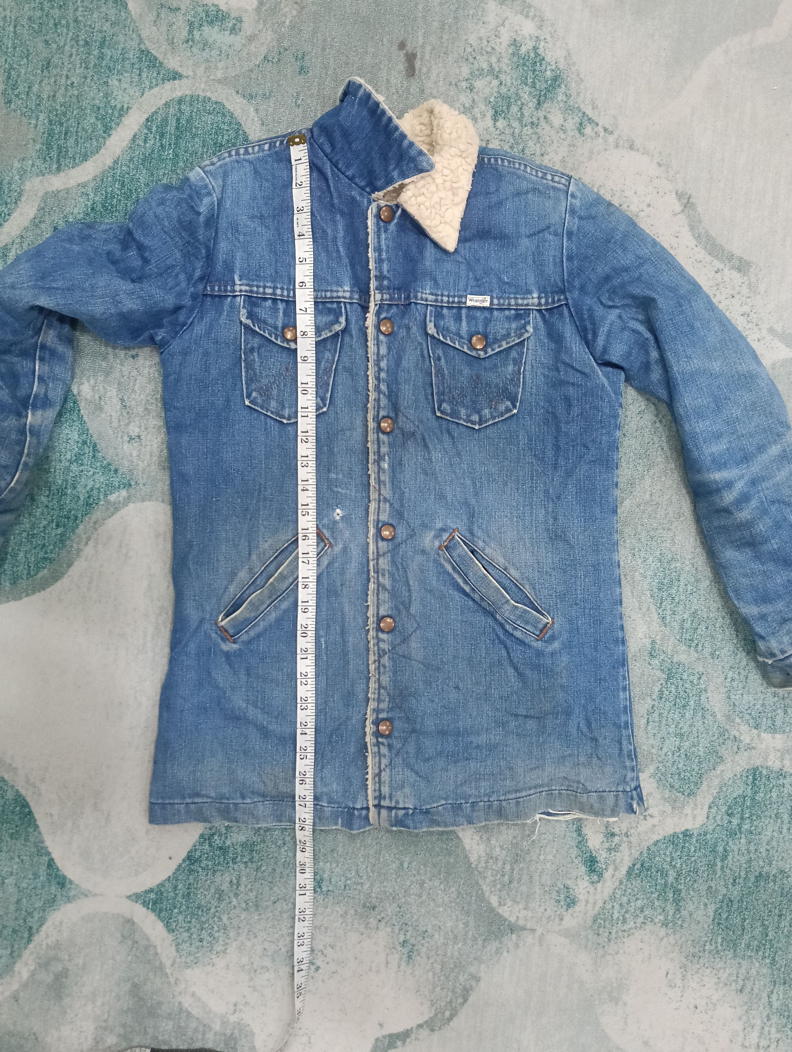 Vintage × Wrangler Vintage Wrangler Sherpa Jacket Size L / US 10 / IT 46 - 20 Thumbnail