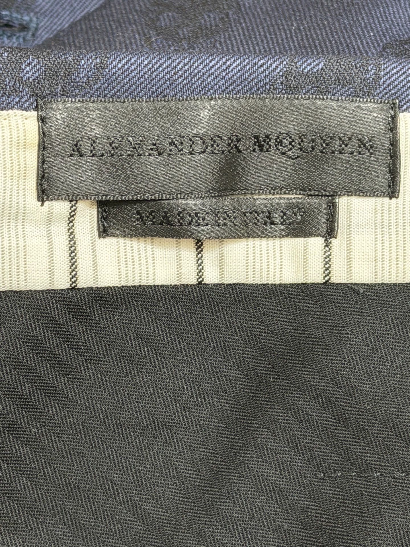 Alexander McQueen Alexander McQueen Blue Skull Slim Trousers Size US 36 / EU 52 - 6 Thumbnail