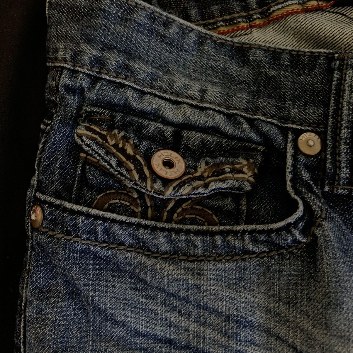 Hysteric Glamour × If Six Was Nine × Tornado Mart Beautiful custom flared helix jeans Size US 30 / EU 46 - 4 Thumbnail