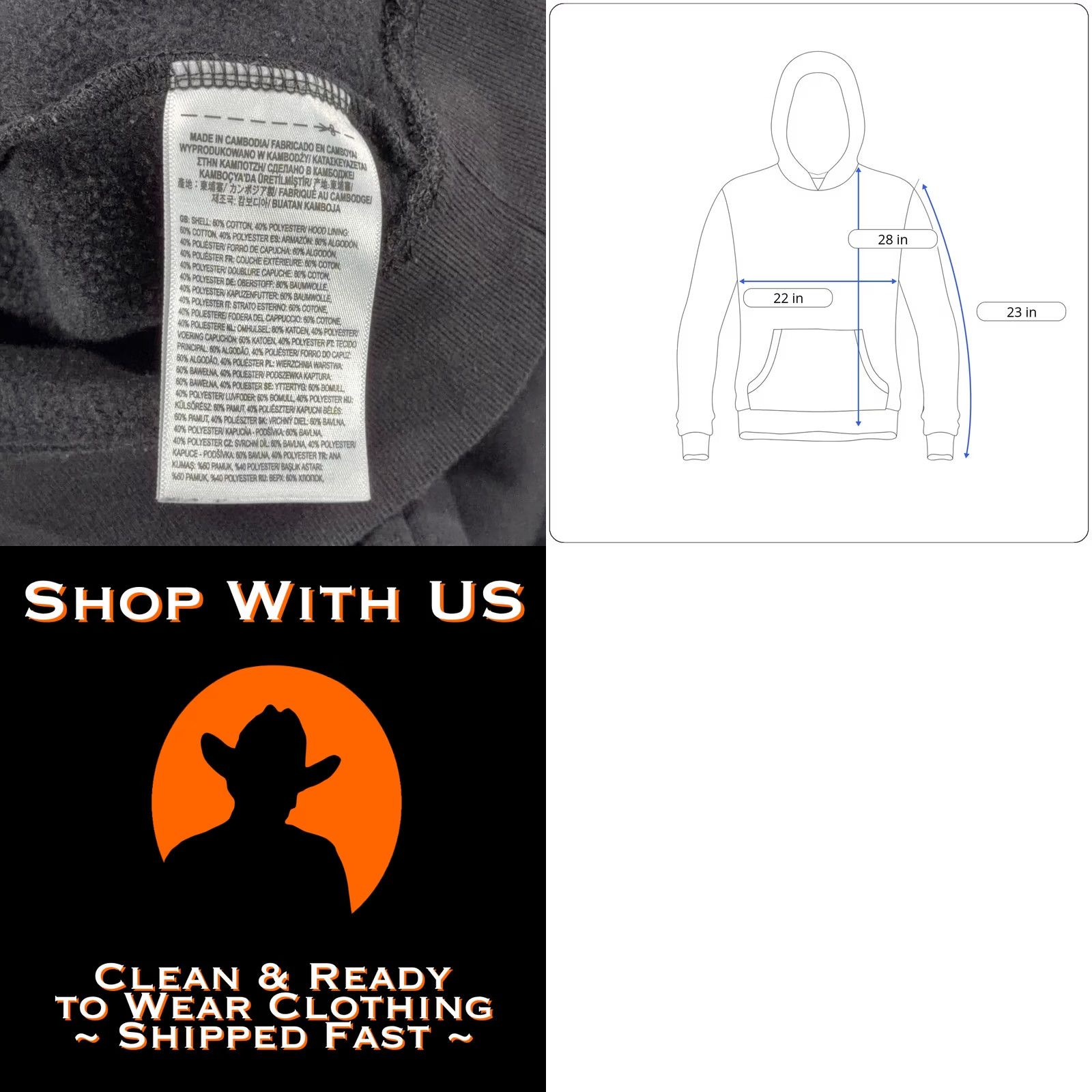 Vans Vans Haribo Hoodie Adult MEDIUM Black Sweatshirt Sweater Gummy Skater Collab Size US M / EU 48-50 / 2 - 8 Thumbnail