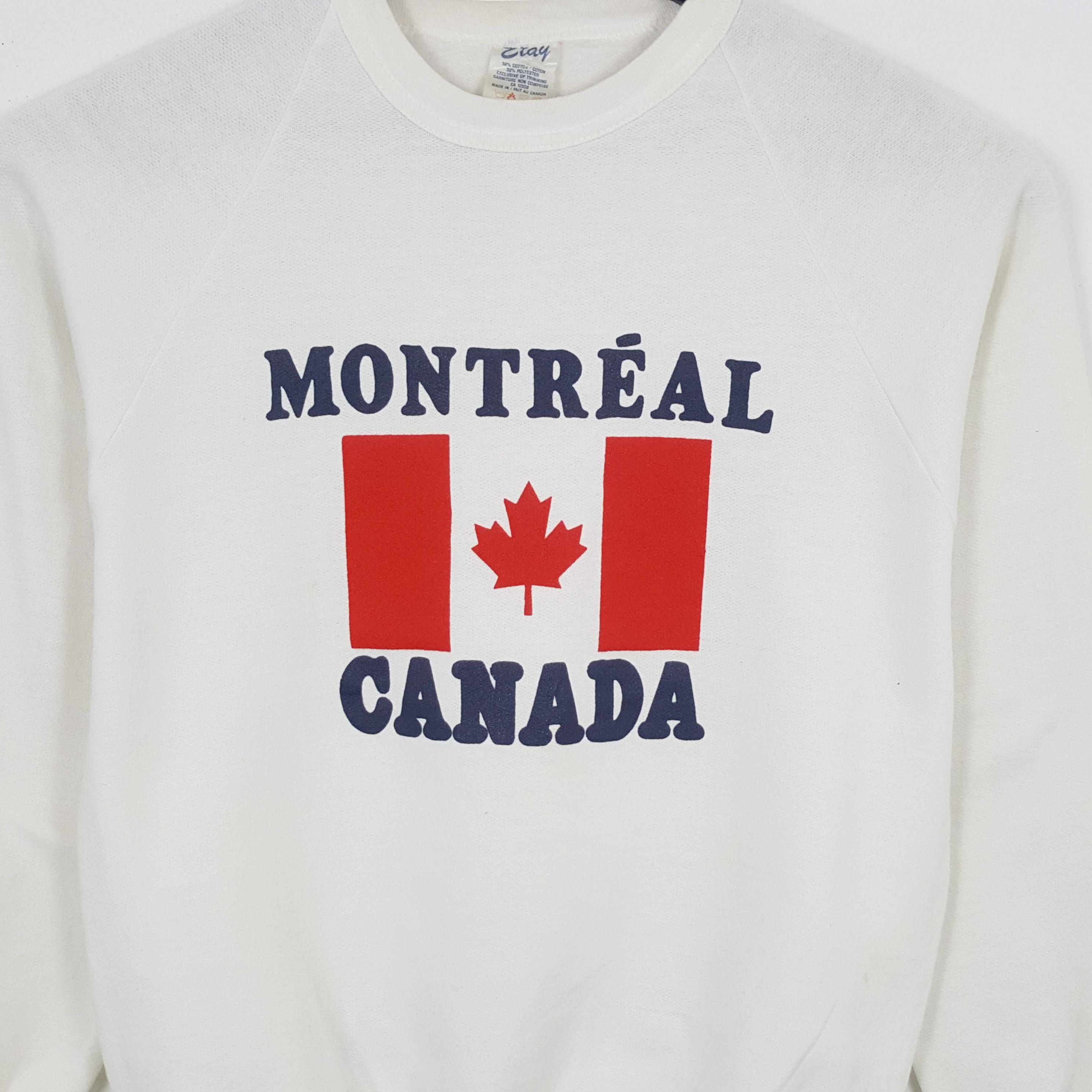 Vintage MONTREAL CANADA Center Design Vintage Sweatshirt Size US S / EU 44-46 / 1 - 2 Thumbnail
