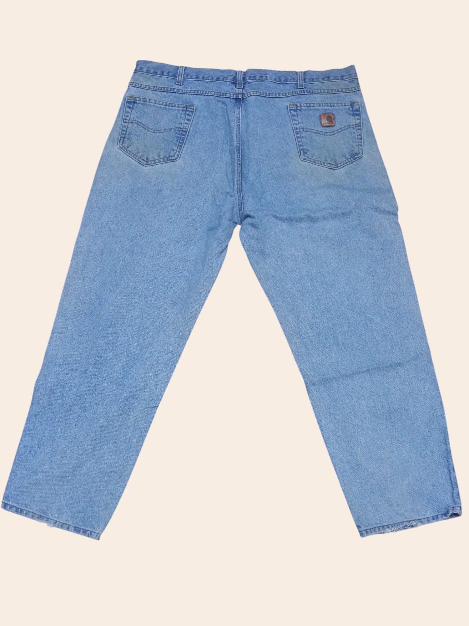 Carhartt Carhartt Faded Light Blue Relaxed Fit Jeans (W44 X L30) Size US 44 / EU 60 - 2 Thumbnail