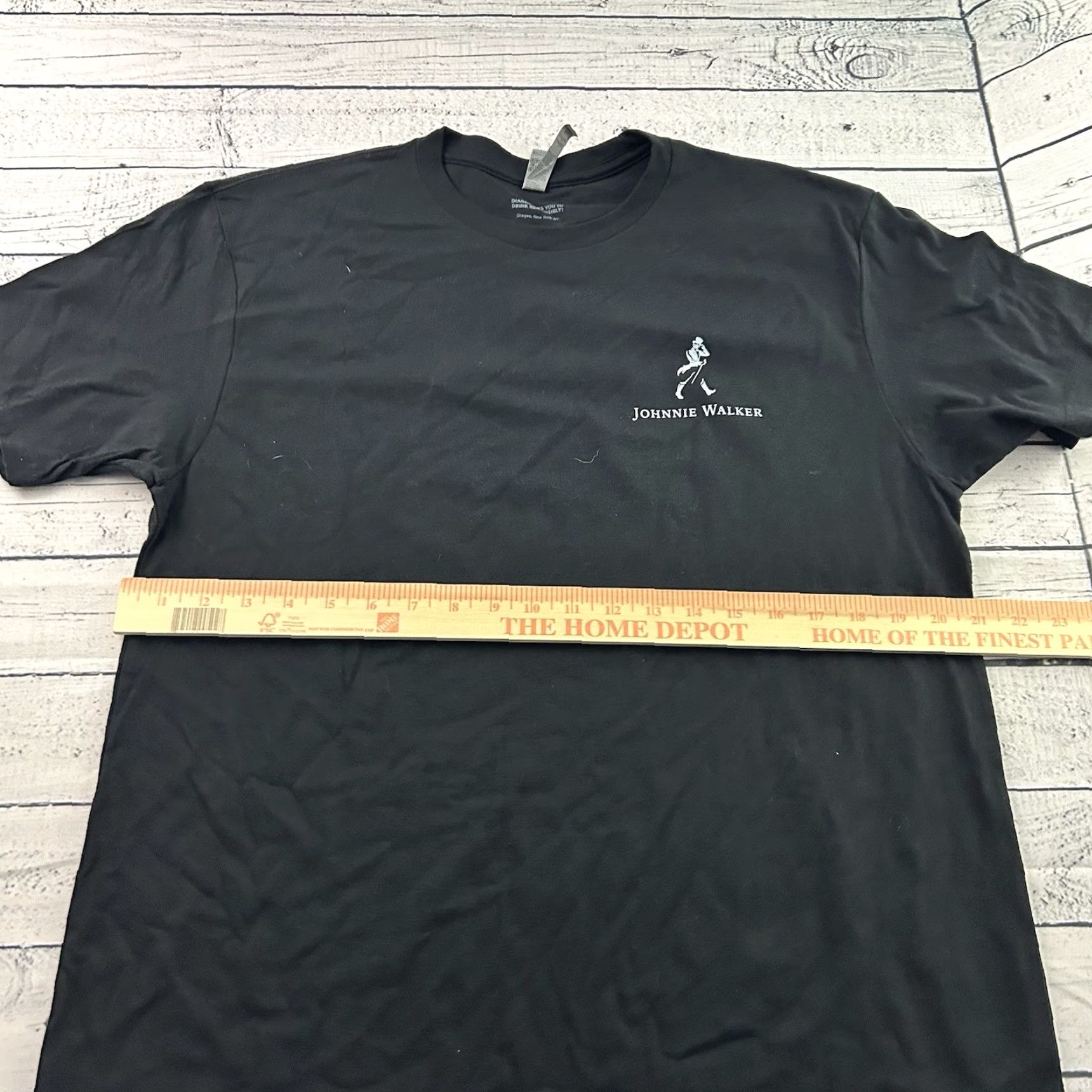 Vintage Johnnie Walker Short Sleeve T-Shirt Men’s Large Black Size US L / EU 52-54 / 3 - 5 Thumbnail