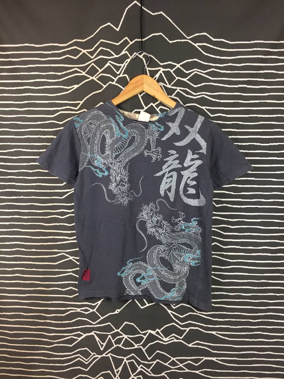 Karakuri Tamashii Vtg Karakuri Tamashii Japanese Wano Style Twin Dragon Tee Size US S / EU 44-46 / 1 - 2 Thumbnail