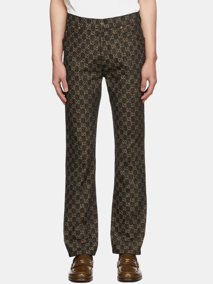 Gucci Gucci GG Supreme Monogrammed Slim-Leg Size US 32 / EU 48 - 2 Thumbnail