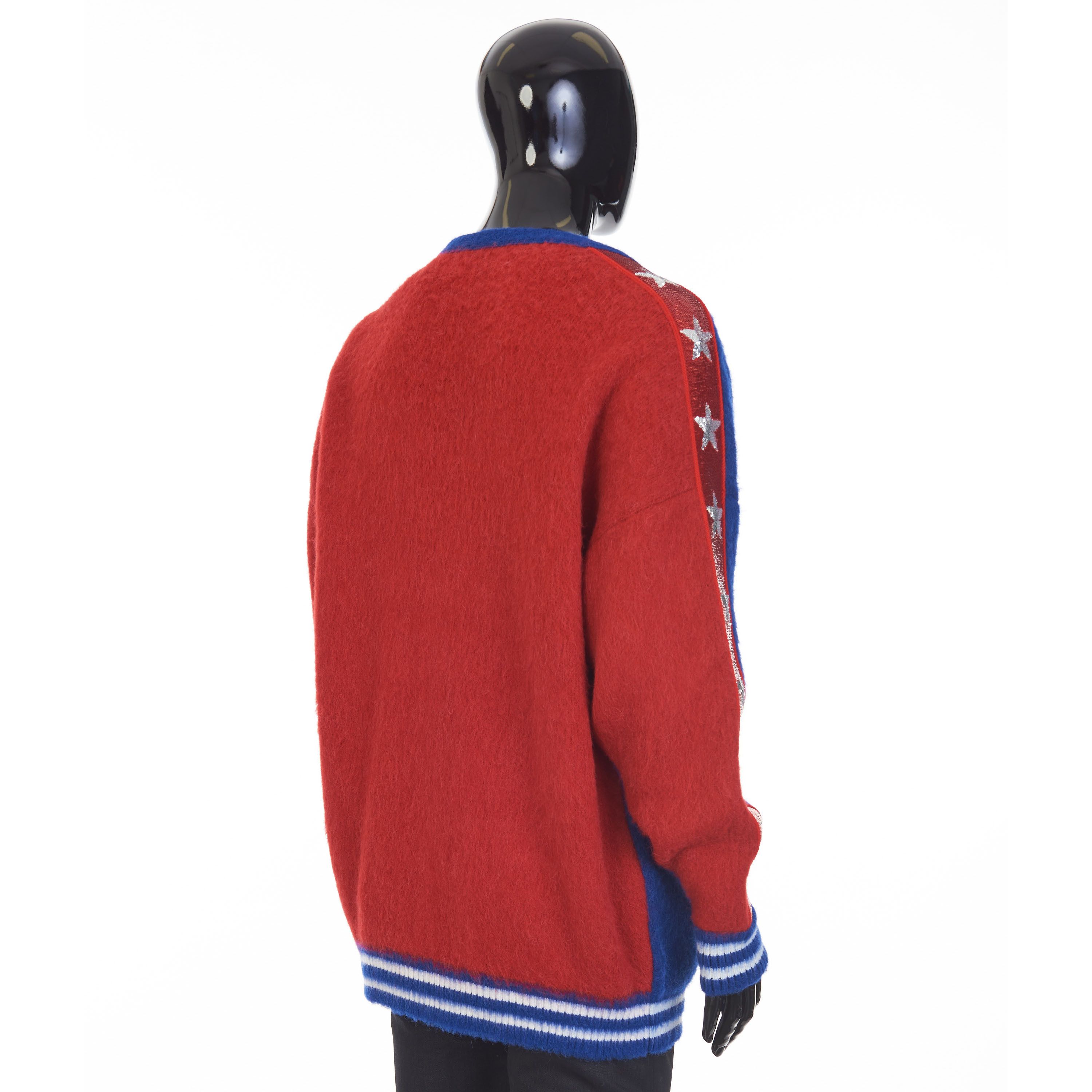 Celine Long Alpaca Wool Cardigan - Sequin Embroidery Size US M / EU 48-50 / 2 - 7 Thumbnail
