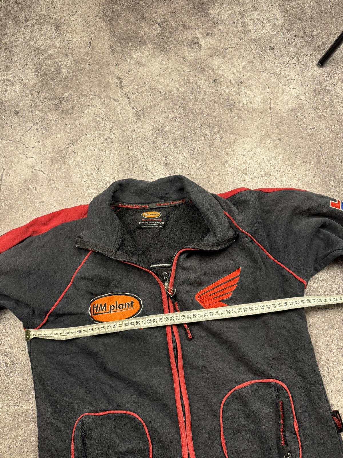 Honda 🔷Vintage Honda Racing Track Zip Jacket 90s Faded Japanesse🔷 Size US S / EU 44-46 / 1 - 9 Thumbnail