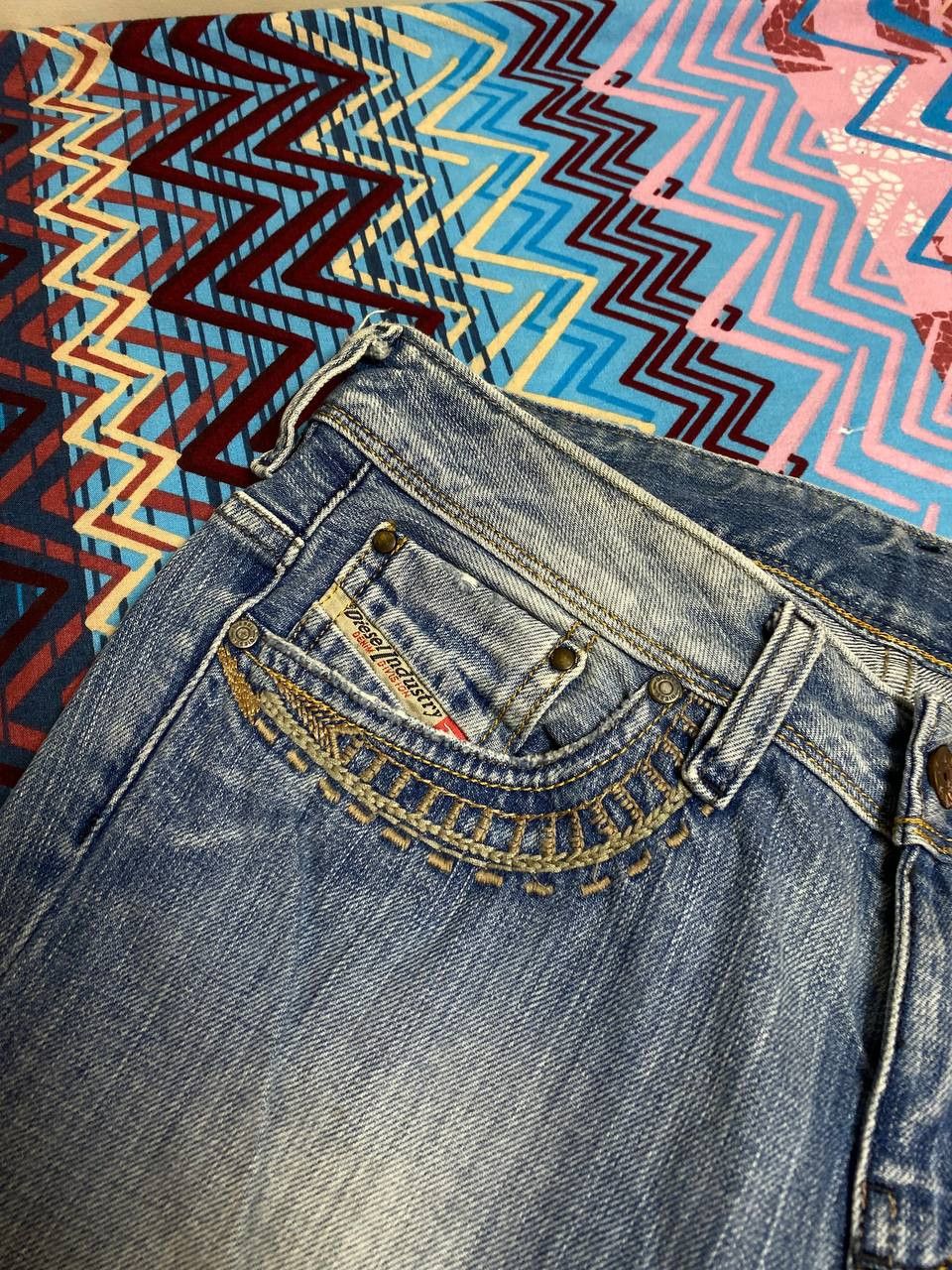 Diesel × Vintage Vintage Y2K Diesel jeans denim faded stretwear style size 28 Size 28" / US 6 / IT 42 - 14 Thumbnail