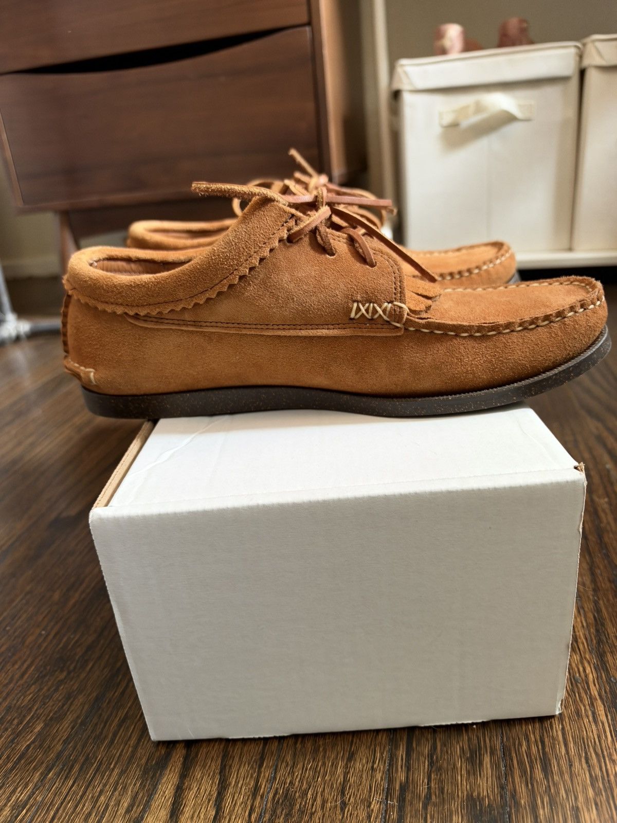 Yuketen Blucher W/Kiltie W/Camp sole FO G brown Size US 10 / EU 43 - 10 Thumbnail