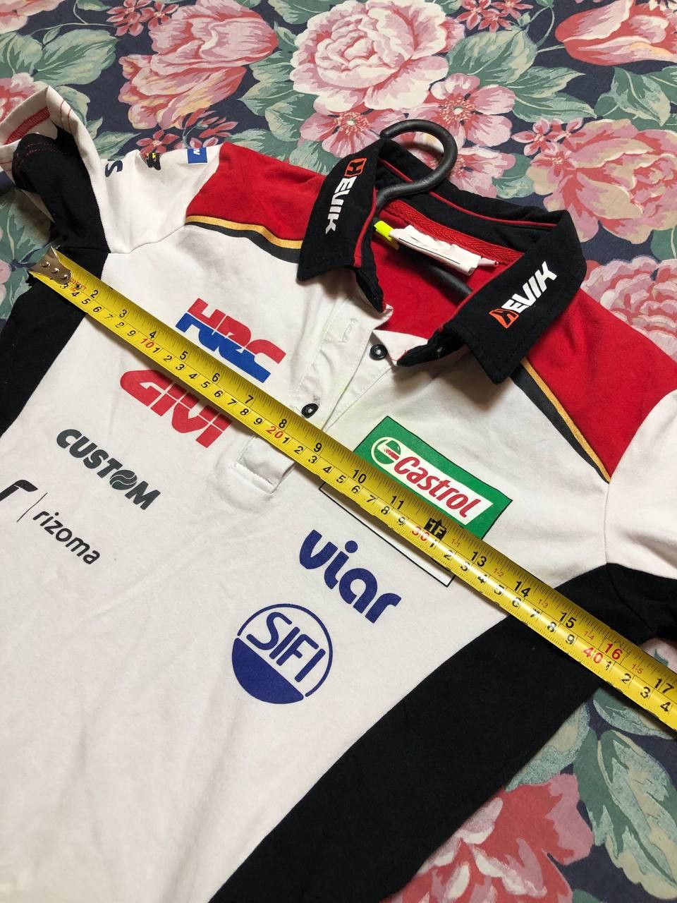 Vintage Vintage Team Honda LCR Racing Motorsport Polo Jersey Size S / US 4 / IT 40 - 8 Thumbnail