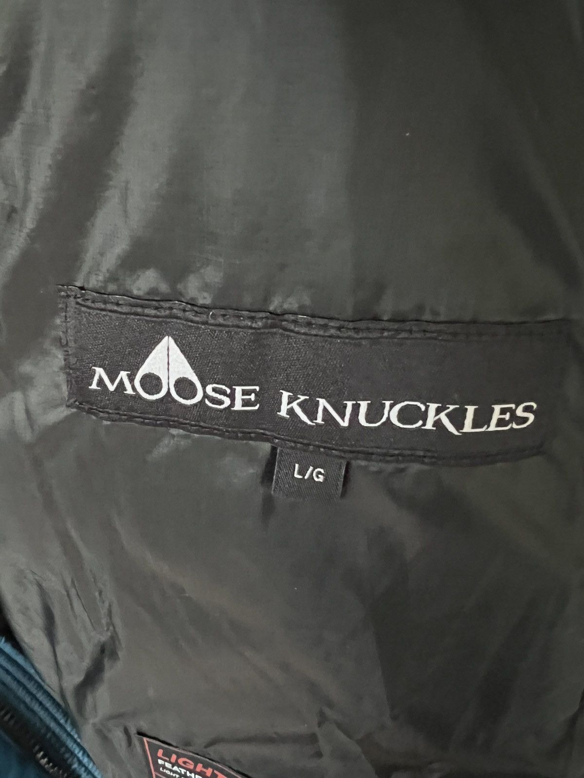 Moose Knuckles Moose Knuckles Glenfinnan Puffer Down Jacket Logo Blue Sz- L Size US L / EU 52-54 / 3 - 5 Thumbnail
