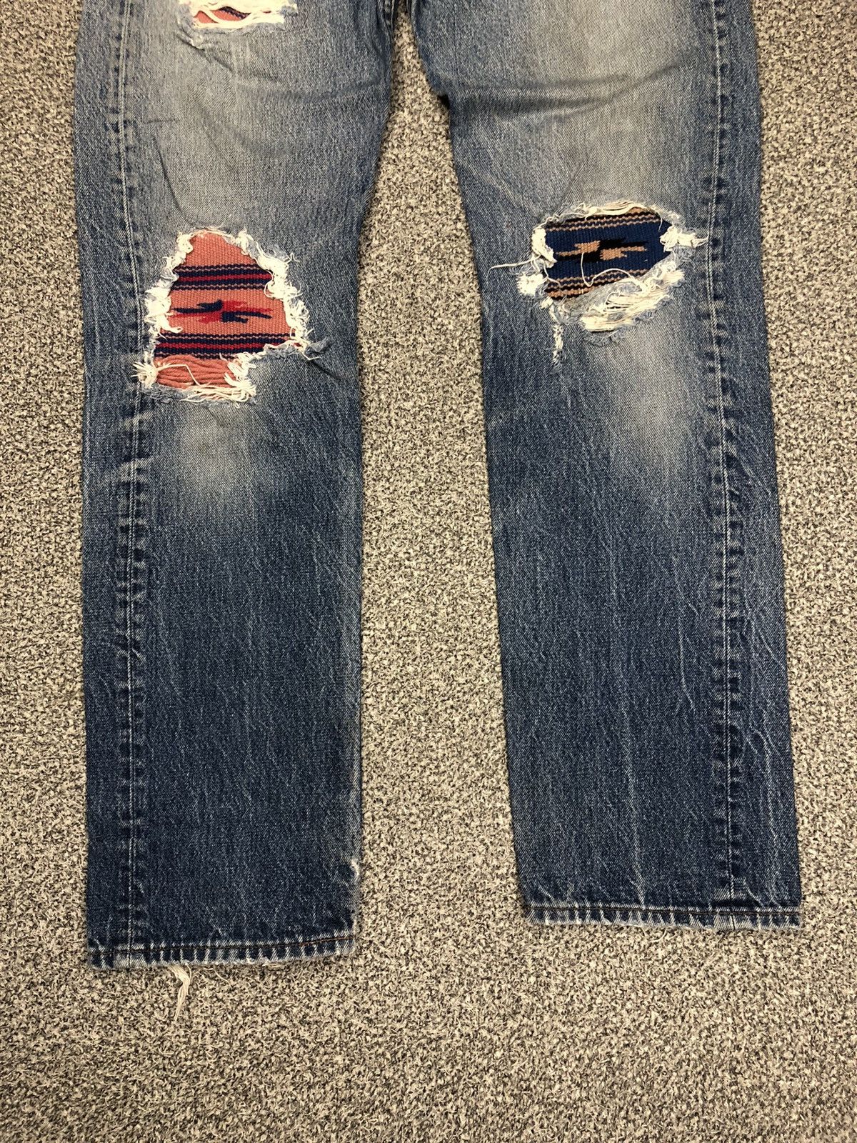 Japanese Brand × Levi's × Vintage Vintage Distressed Levis LVC Kurt Cobain Style Jeans Size US 31 - 5 Thumbnail