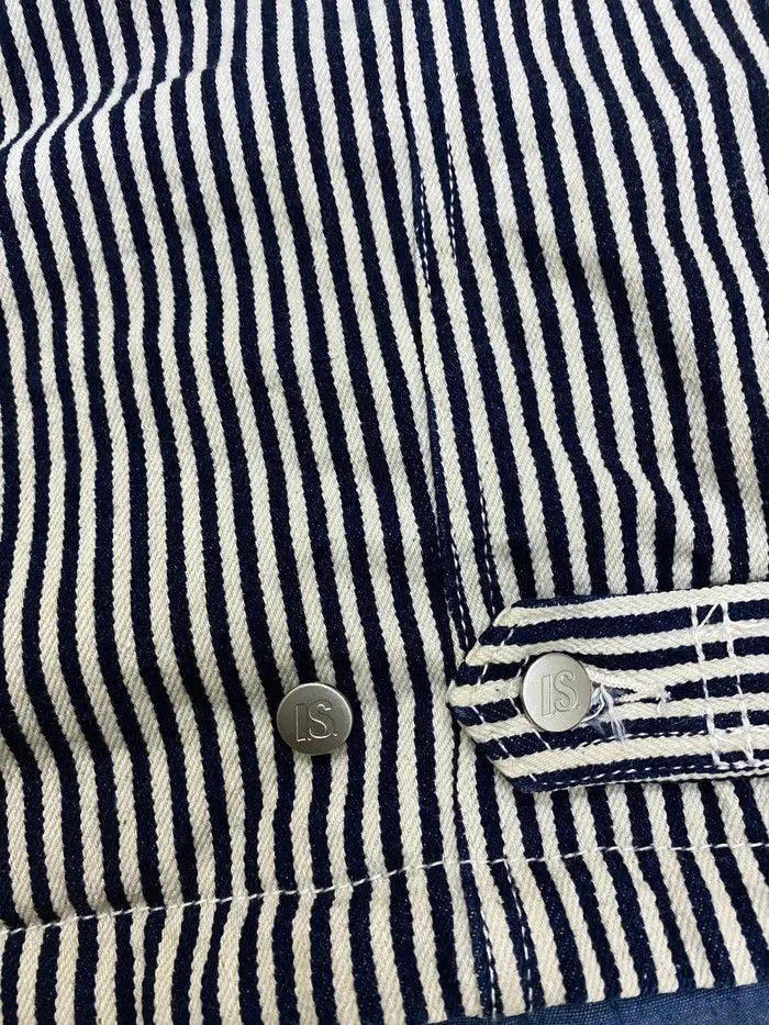 Issey Miyake Achieve 1988 Issey Miyake Hikory Hoodie Flap Jacket Size US S / EU 44-46 / 1 - 14 Thumbnail