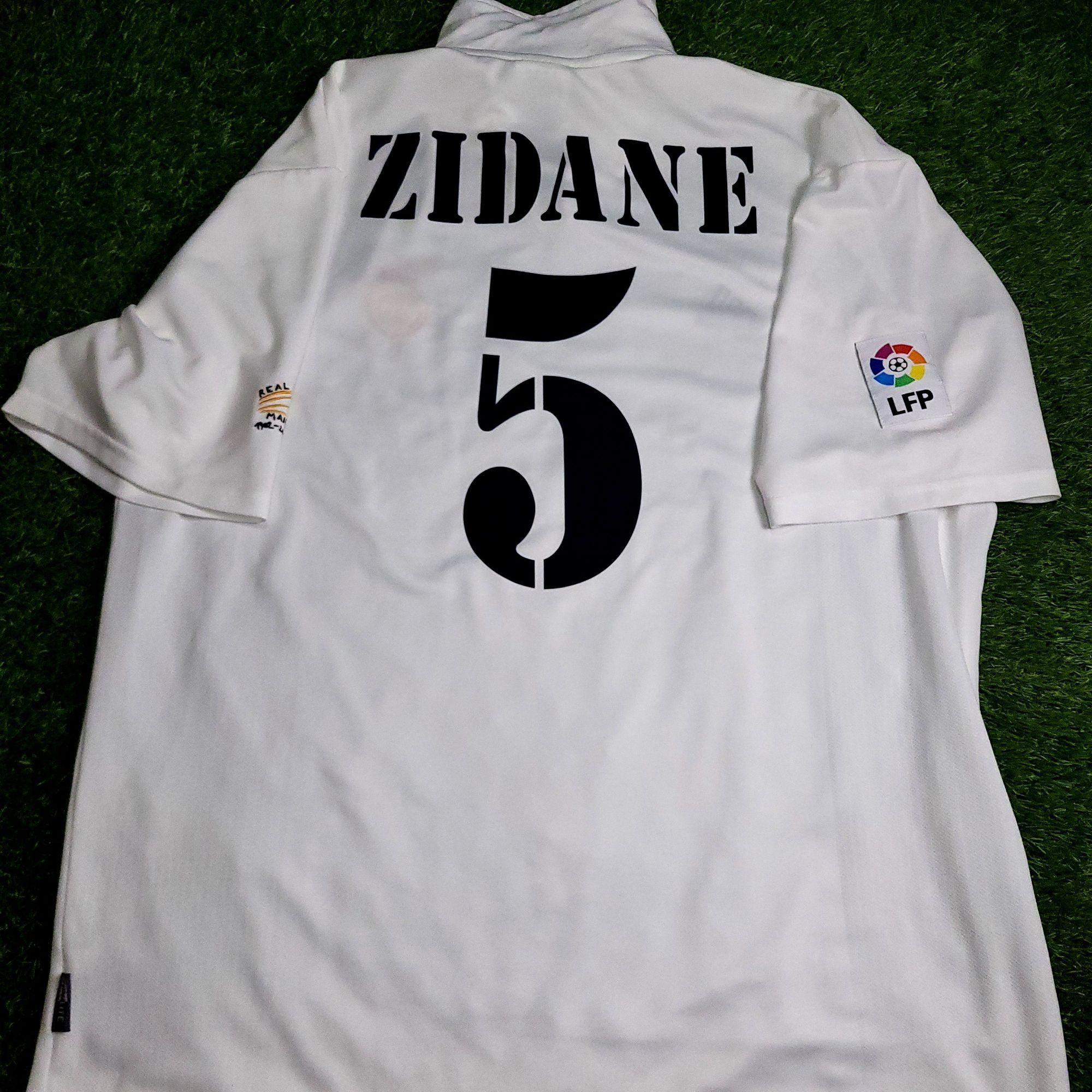 Adidas Zidane Real Madrid CENTENARY 2001 2002 Soccer Jersey XL Size US XL / EU 56 / 4 - 1 Thumbnail