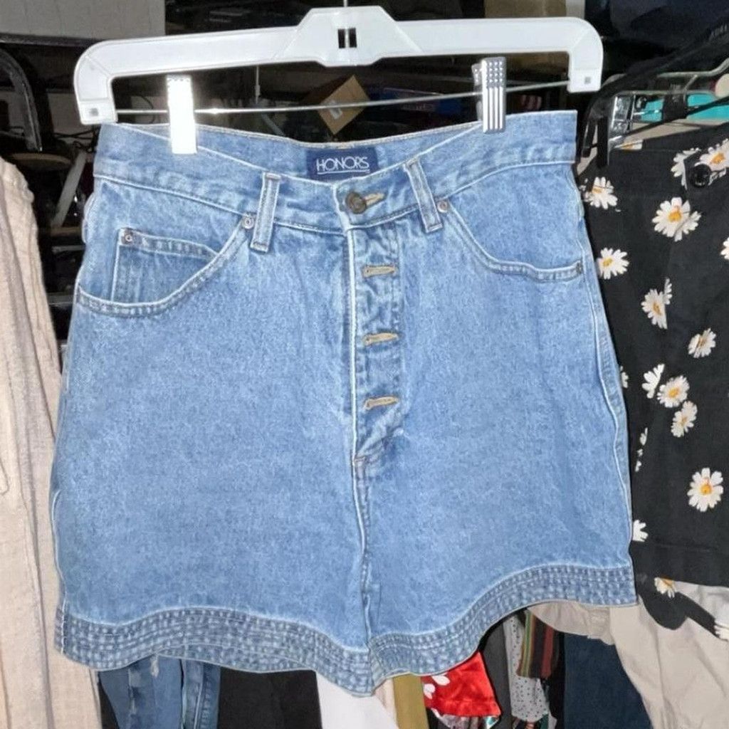 Honor the Gift y2k Vintage Blue Honors jean shorts #vintage #y2k Size 32" / US 10 / IT 46 - 2 Thumbnail