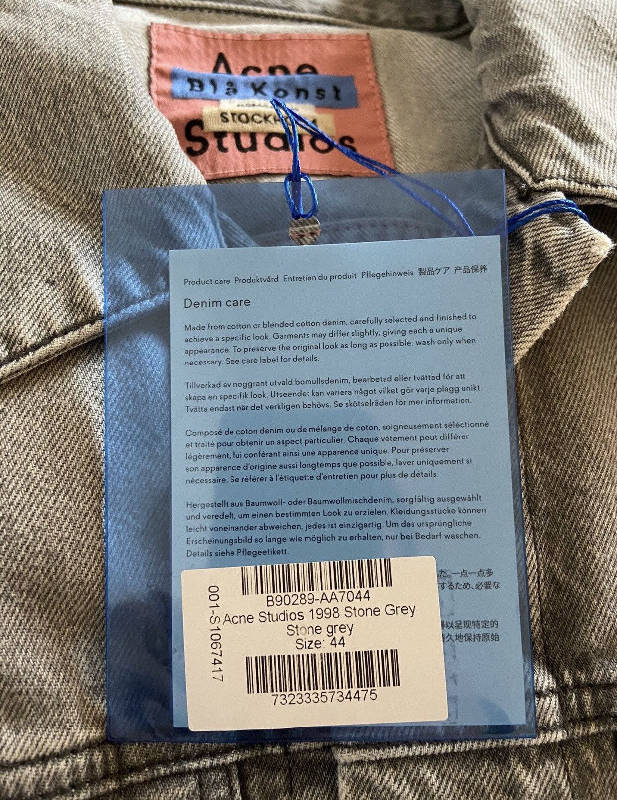 Acne Studios Acne studios Denim jacket 2412-Nextarrow Size US XS / EU 42 / 0 - 4 Thumbnail