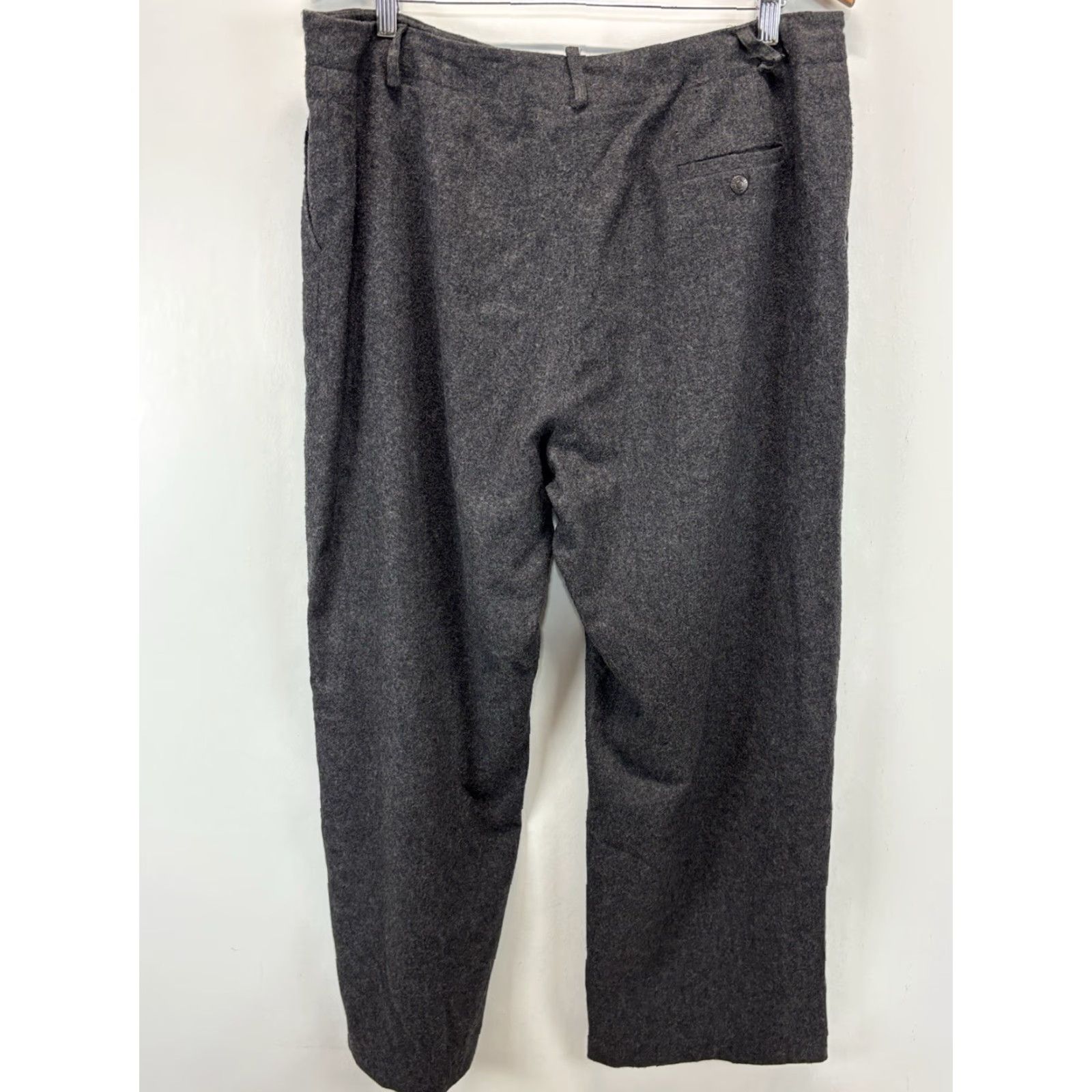 Ralph Lauren VINTAGE (if applicable) - Lauren Ralph Lauren - Dress Pants - Women - Size 16 - Gray - Wool Blend - Lined - Business - Regular - Trousers Size 38" / US 16 / IT 52 - 3 Thumbnail