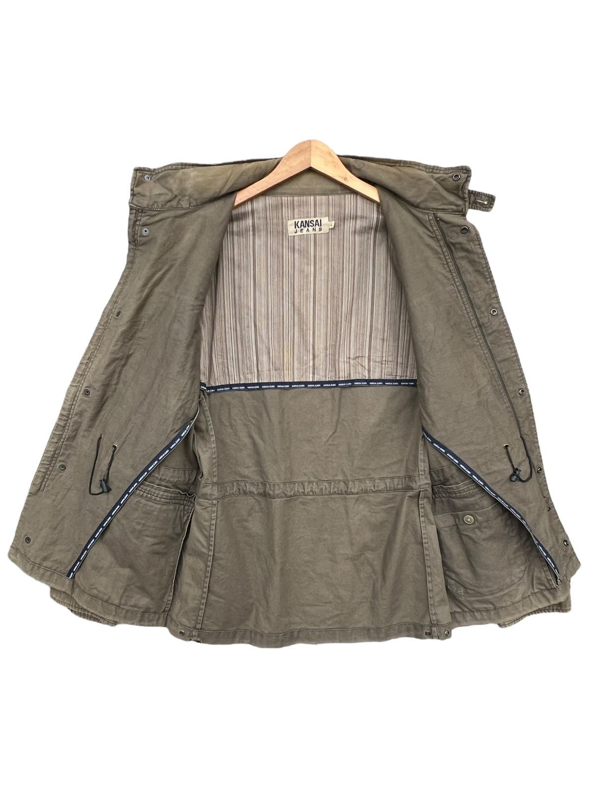 Kansai Yamamoto Kansai Yamamoto Multipocket Green Jacket Size US M / EU 48-50 / 2 - 3 Thumbnail