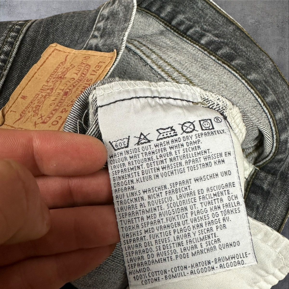 Levi's × Vintage Vintage Levi’s 501 Washed Gray Denim Pants Jeans W36 L32 Size US 36 / EU 52 - 7 Thumbnail