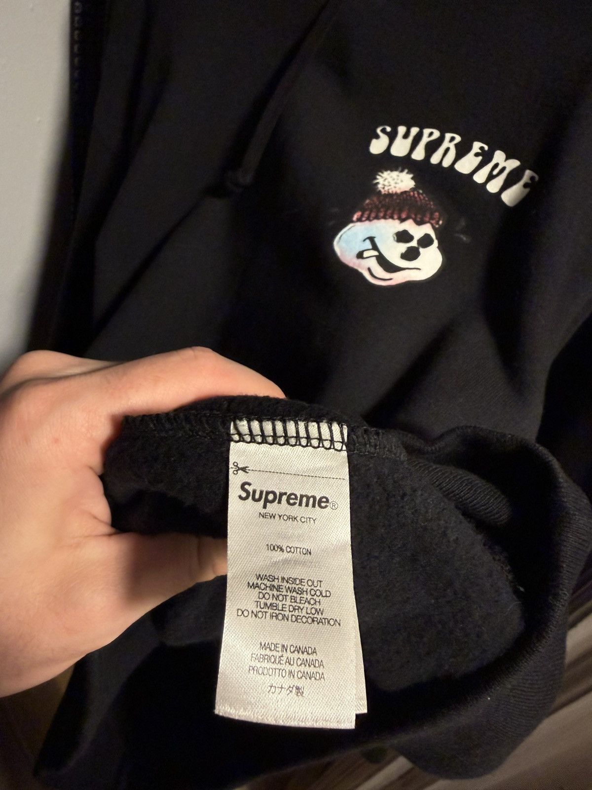 Supreme Supreme Snowman Hooded Sweatshirt Size US S / EU 44-46 / 1 - 7 Thumbnail