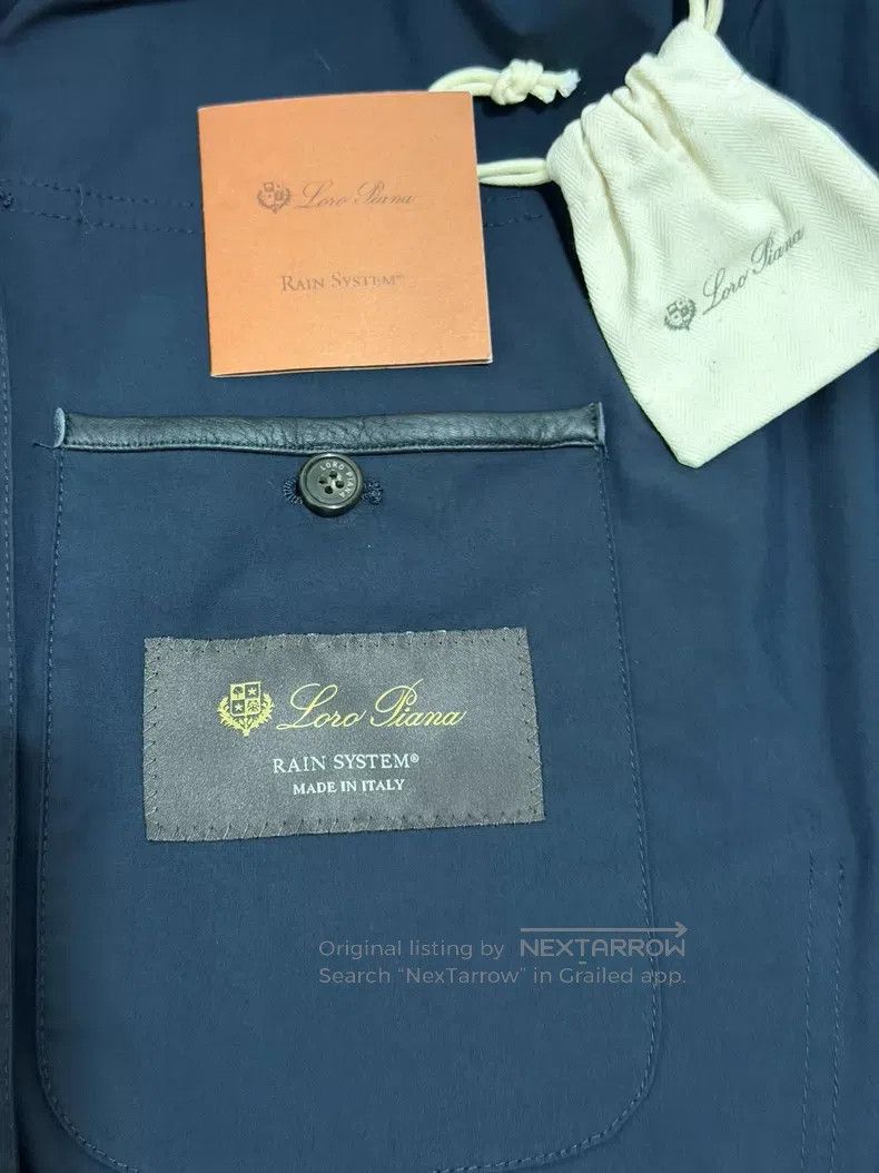 Loro Piana Loro Piana Hooded Windbreaker Jacket, Deep Blue, Single La Size US S / EU 44-46 / 1 - 2 Thumbnail