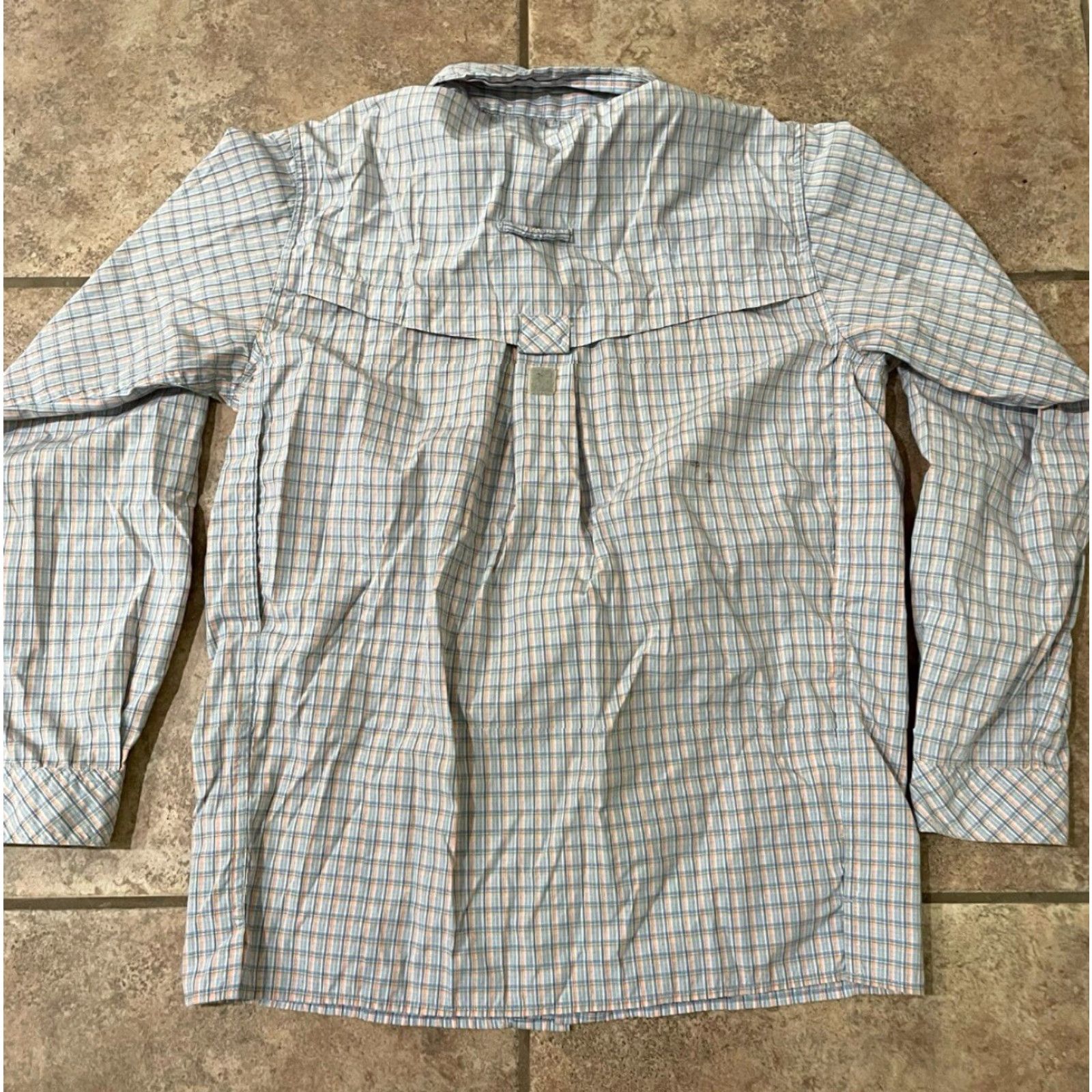 ExOfficio ExOfficio plaid long sleeve button-down vented polyester blend shirt Mens Size S Size US S / EU 44-46 / 1 - 5 Thumbnail