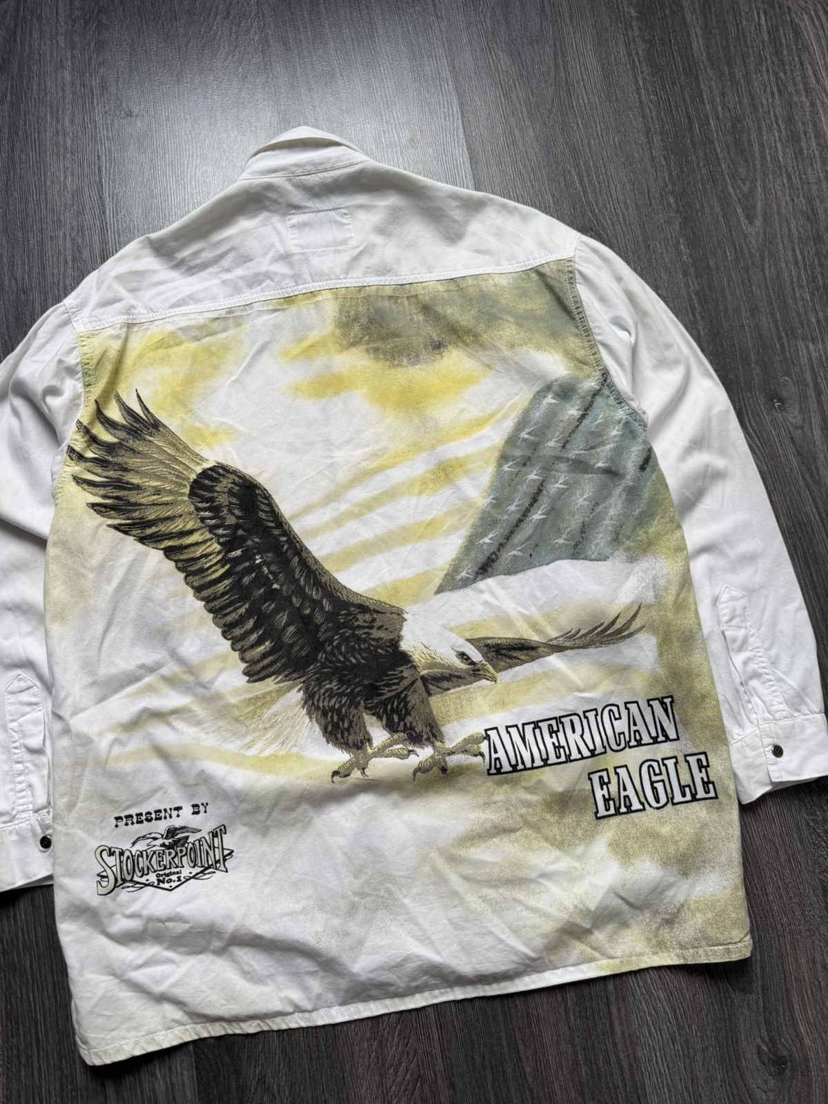 Vintage 90s Vintage Crazy Stockerpoint American Eagle Shirt Size US M / EU 48-50 / 2 - 6 Thumbnail