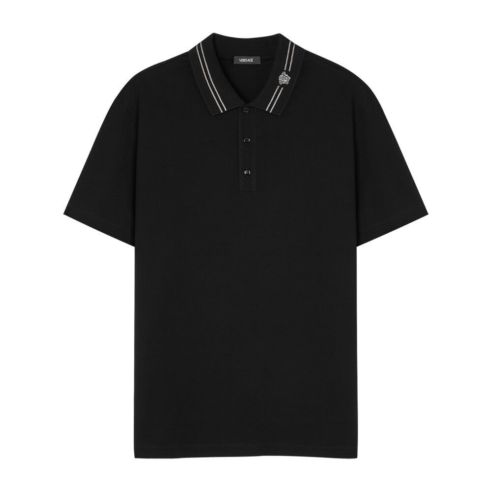 Versace Versace BLACK Polo Shirts Size US XL / EU 56 / 4 - 1 Thumbnail