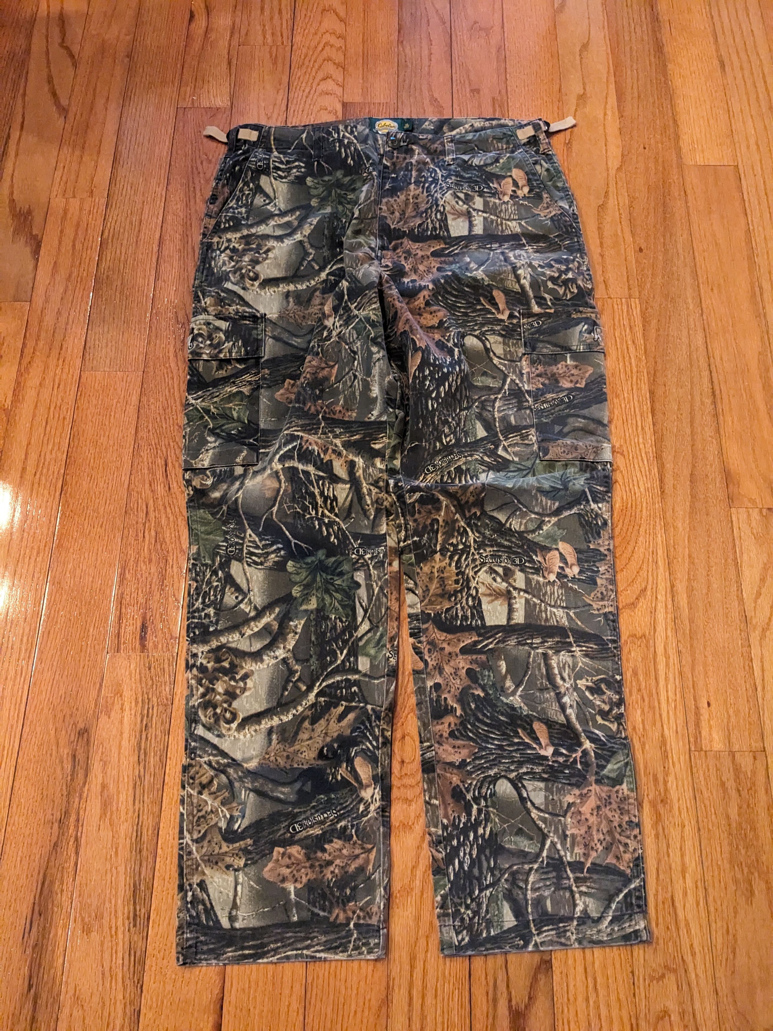Cabelas × Vintage Vintage Y2K Cabelas Outdoor Gear 36 Regular Fit Camo Pants Size US 36 / EU 52 - 1 Thumbnail