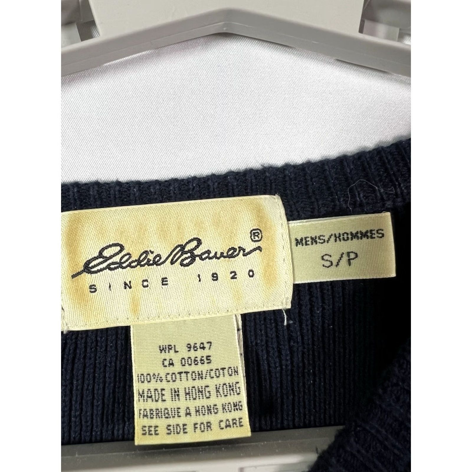 Eddie Bauer Eddie Bauer Sweater Womans Small Blue Crewneck 100% Cotton Ribbed Knit Pullover Size US S / EU 44-46 / 1 - 5 Thumbnail